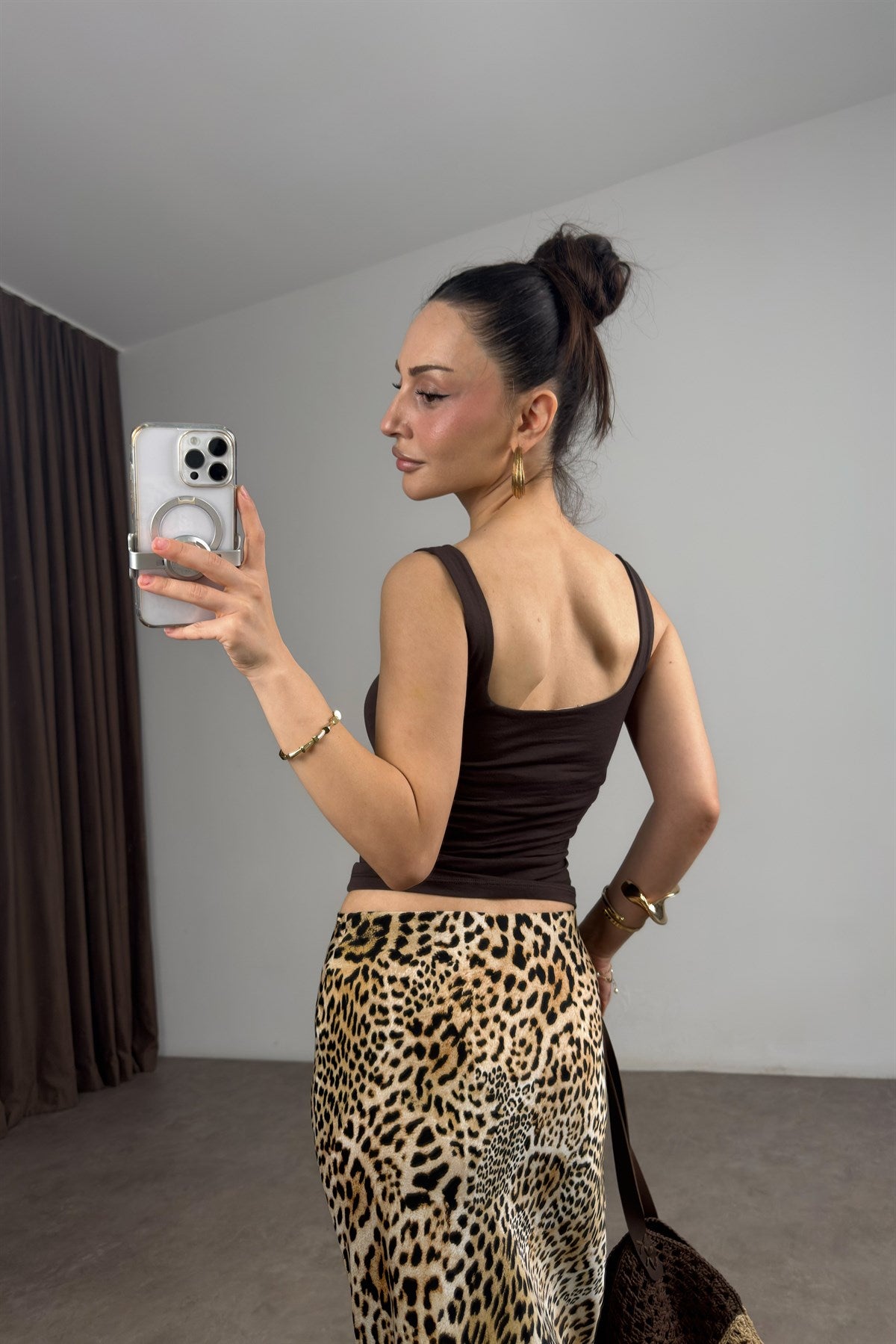 Strteen  Askılı Kahve Body