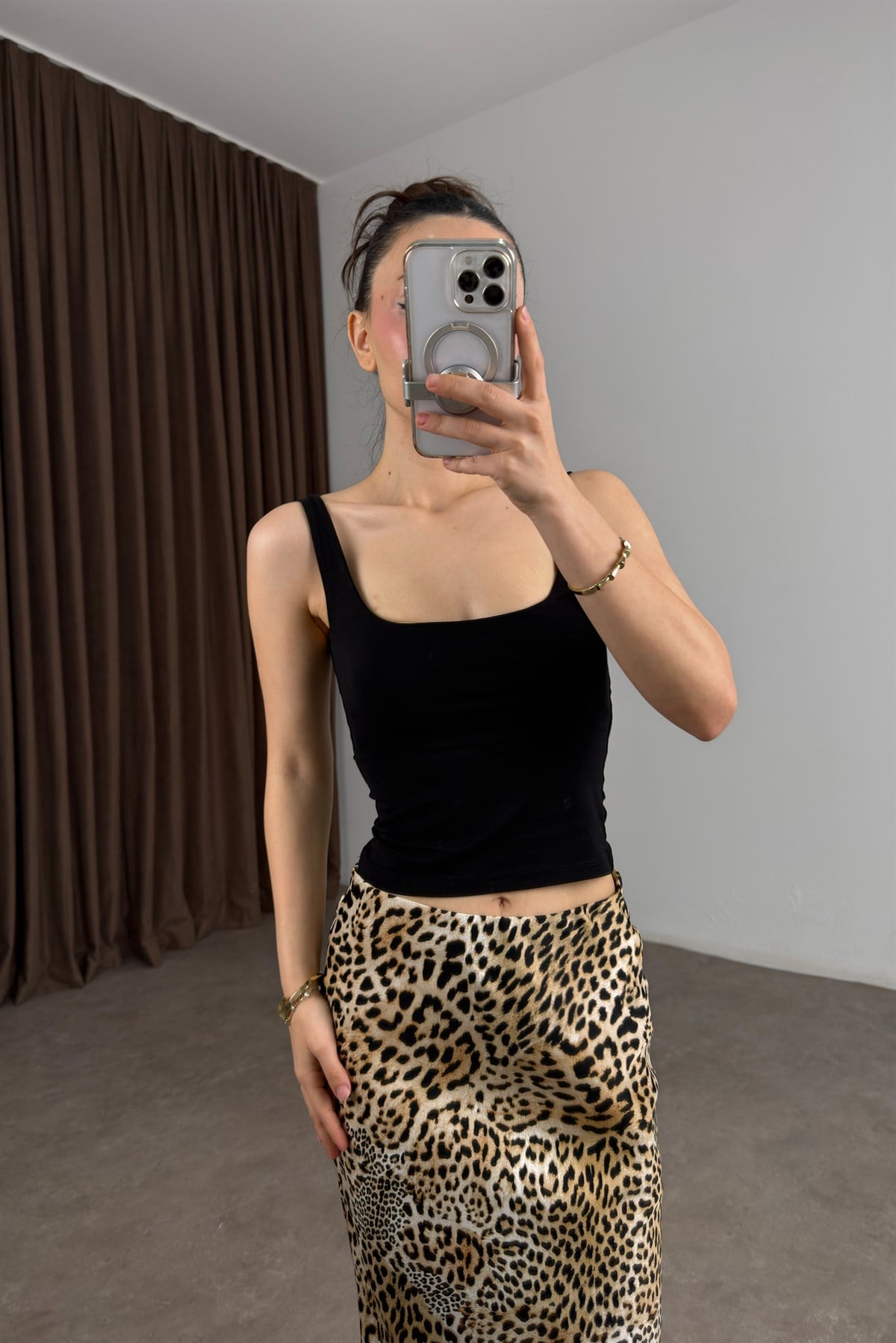Strteen  Askılı Siyah Body