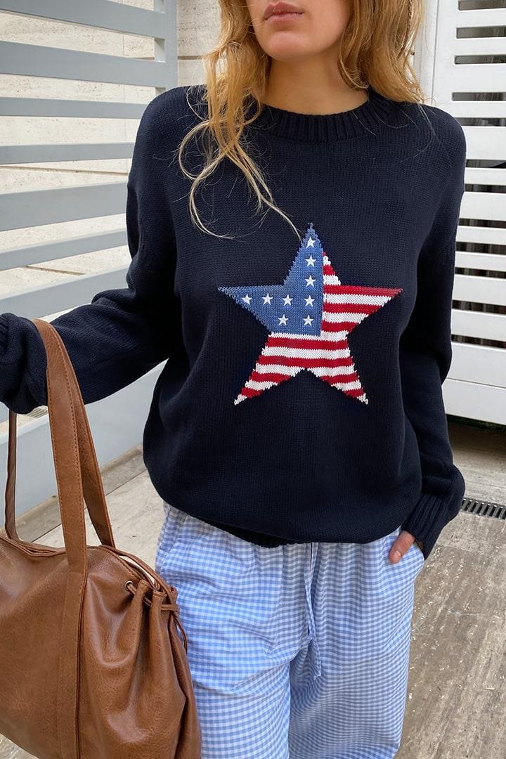 Subdued Amerikan Bayrak Kazak