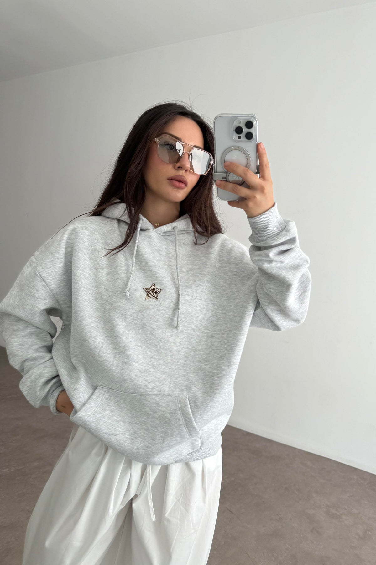 Subdued Orj. Yıldızlı Sweatshirt