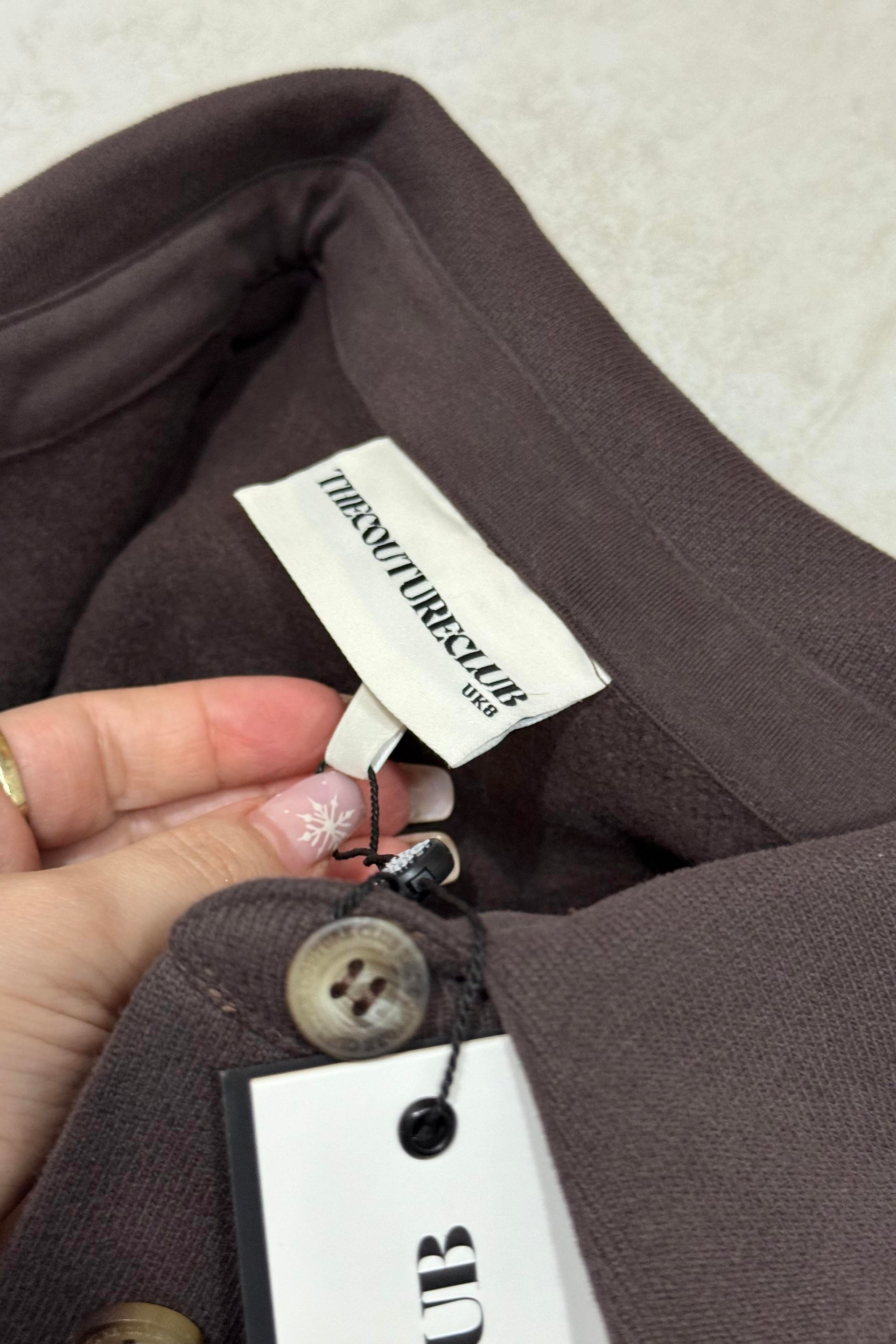T.C.C Orijinal Premium Kahve Polo Yaka Sweatshirt
