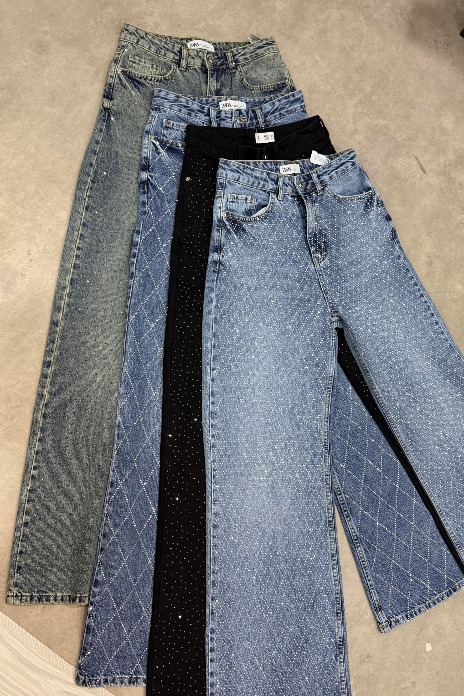 Taş İşlemeli Dream Blue Orijinal Jean