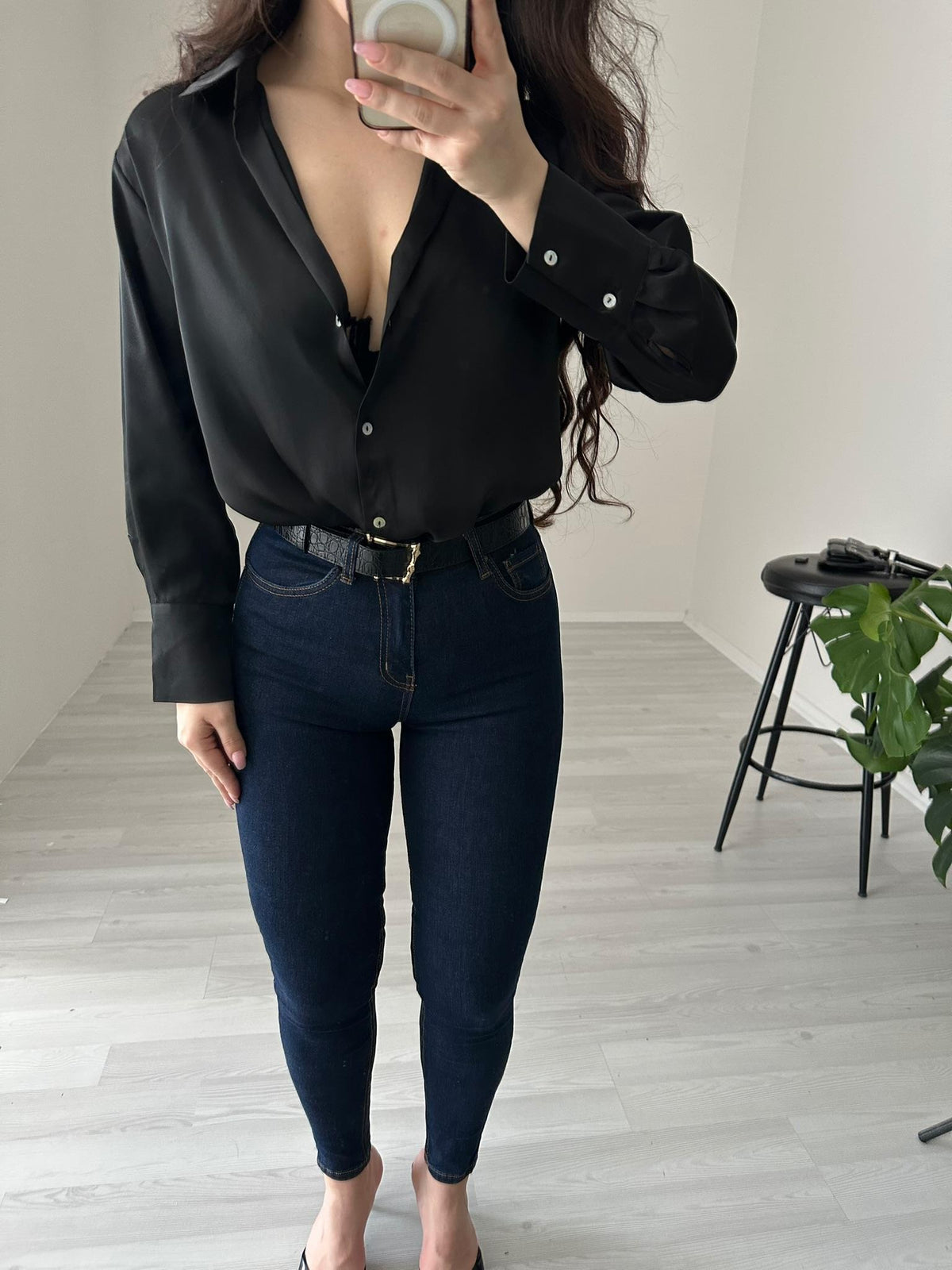 Topshop Lacivert Skinny Jean