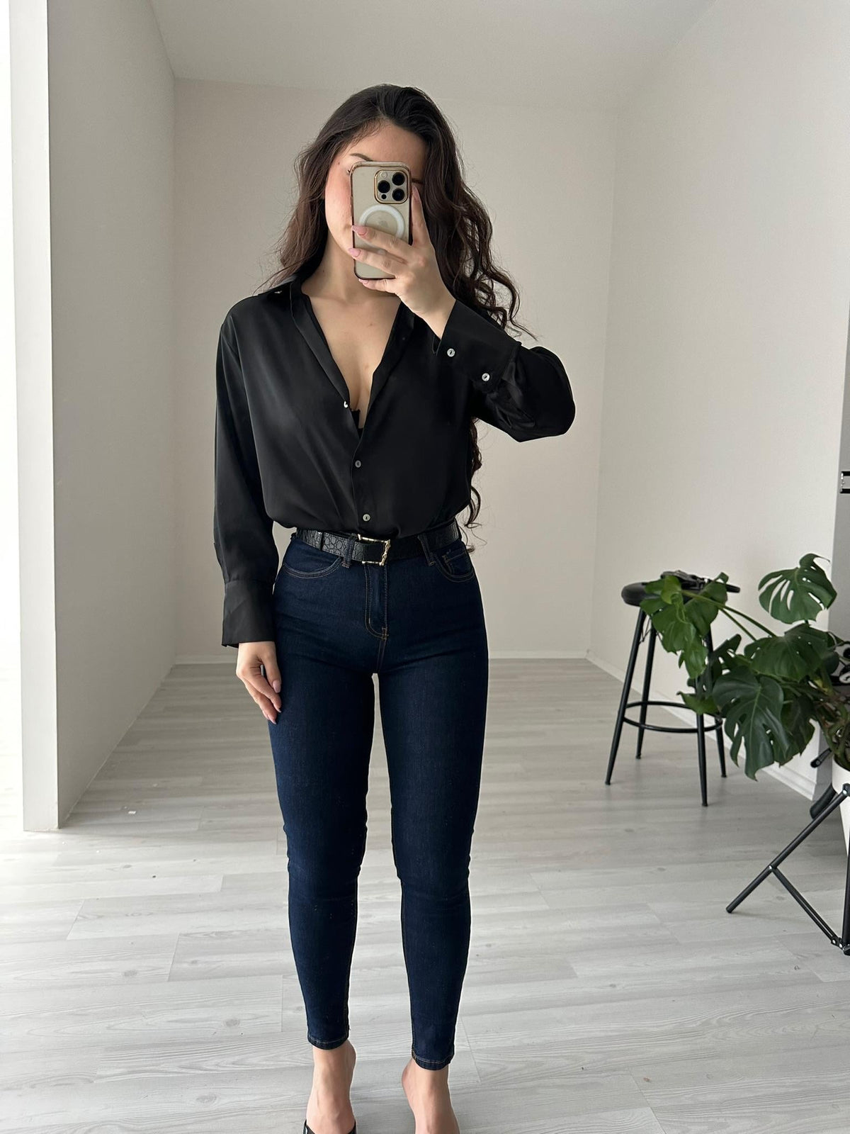 Topshop Lacivert Skinny Jean