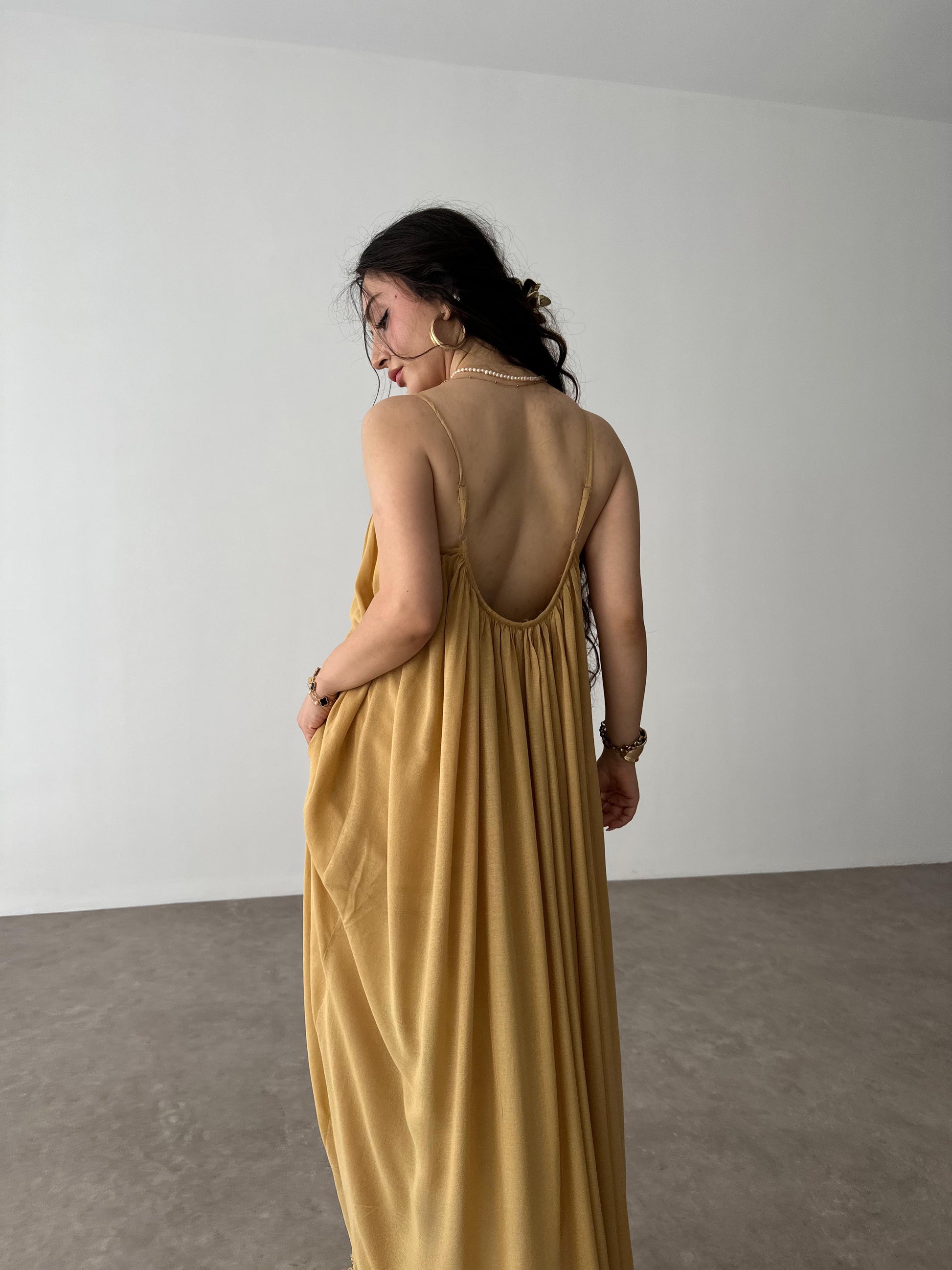 Valeria Premium Hardal Elbise