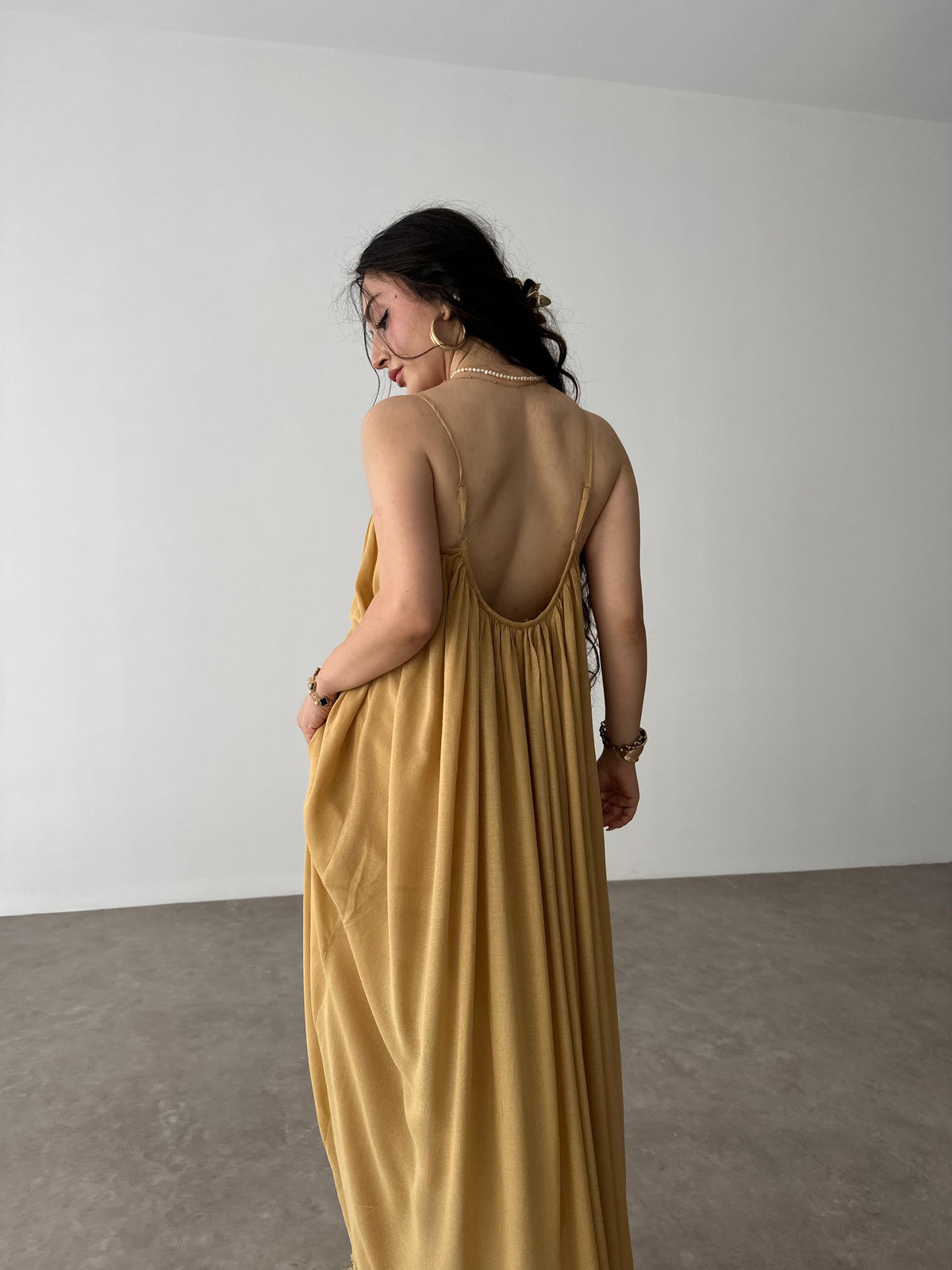 Valeria Premium Hardal Elbise