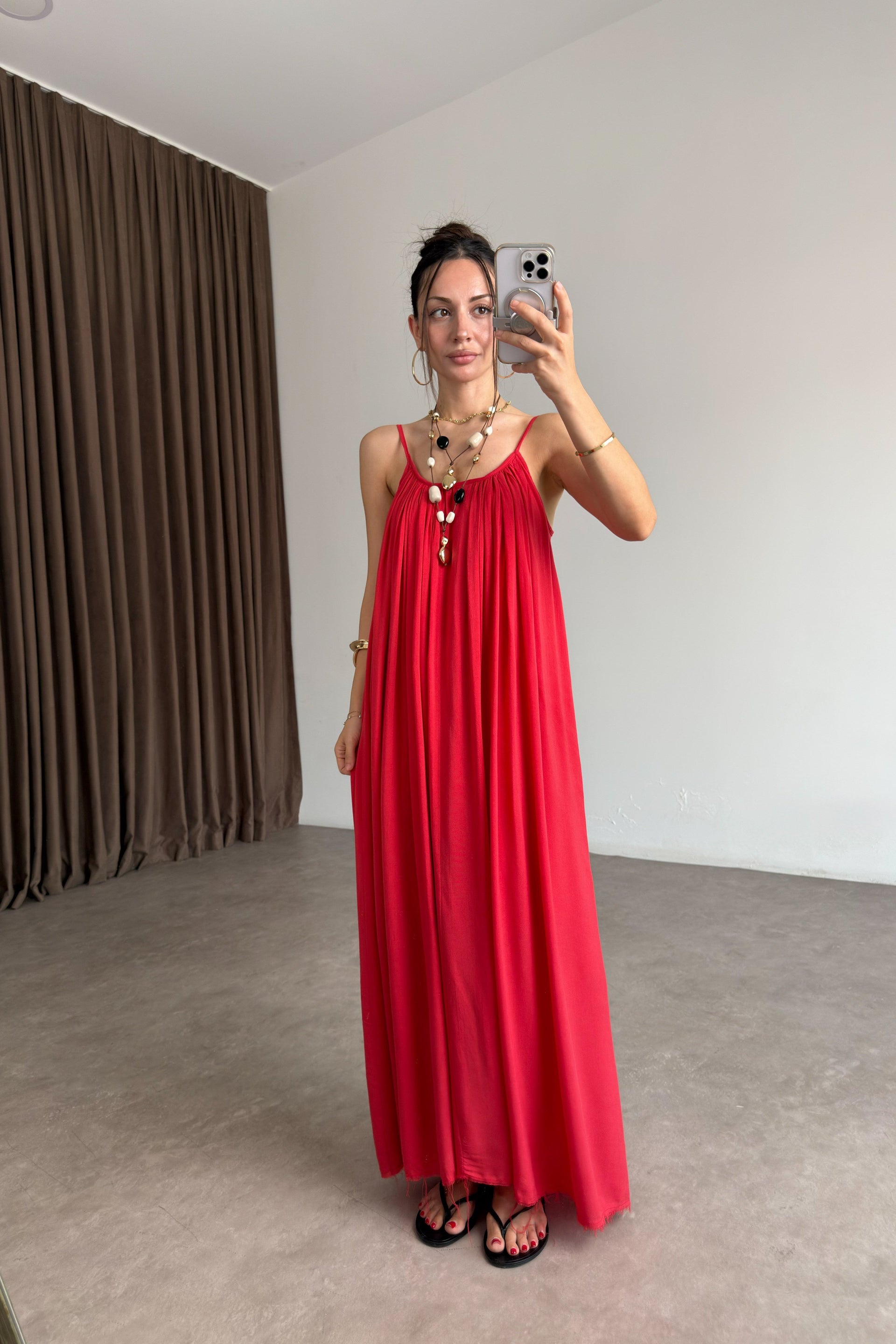 Valeria Premiumm Kırmızı Elbise