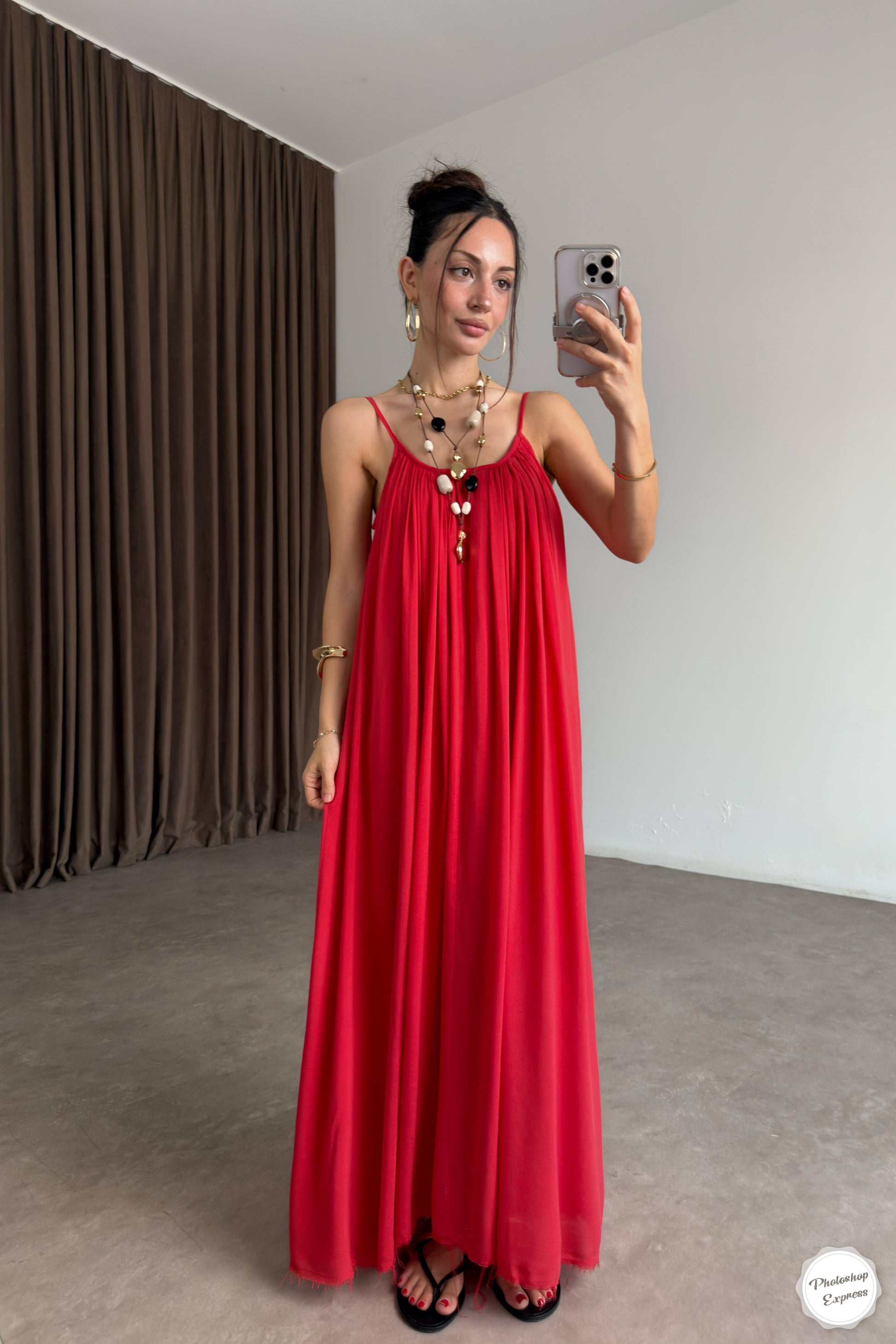 Valeria Premiumm Kırmızı Elbise