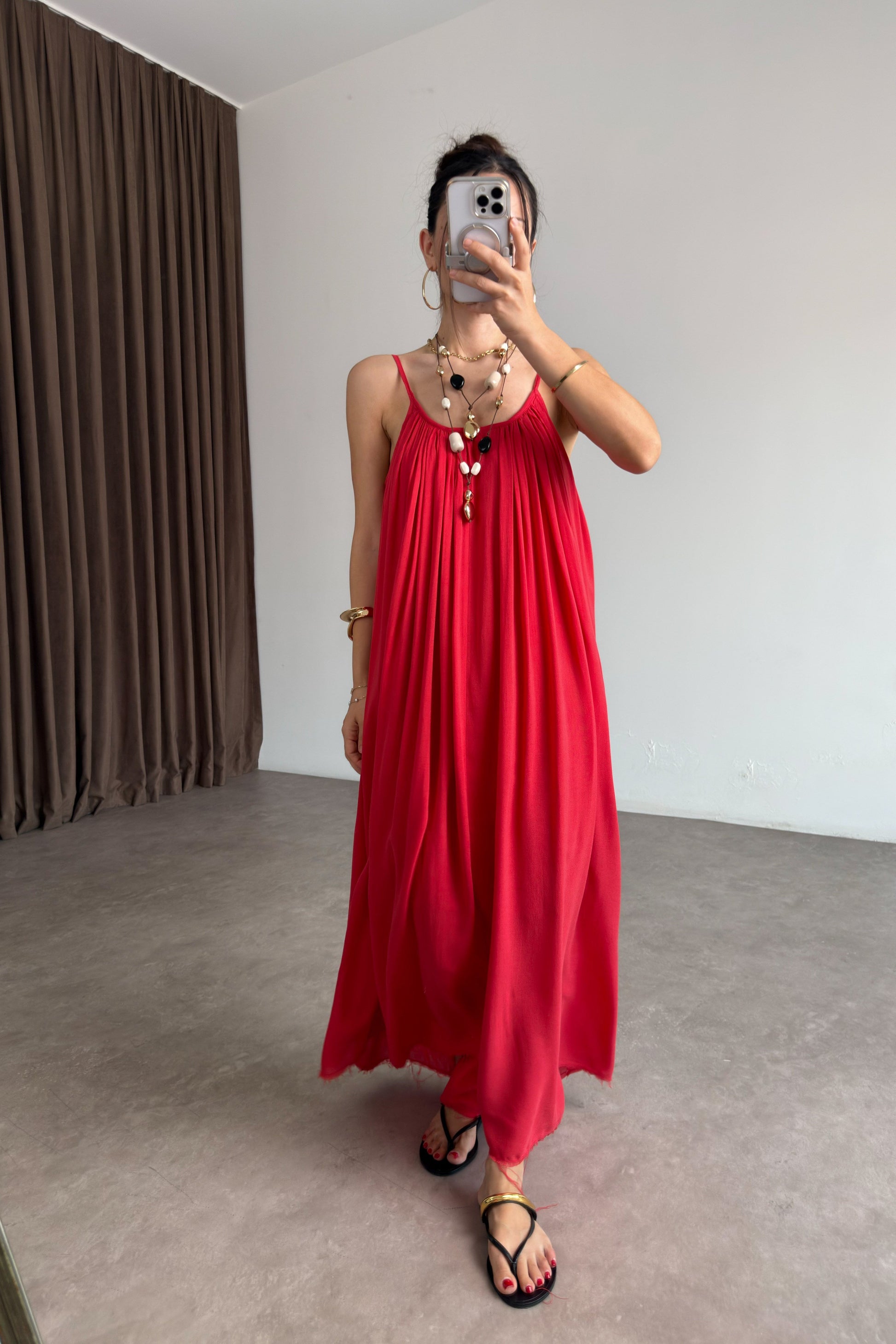 Valeria Premiumm Kırmızı Elbise