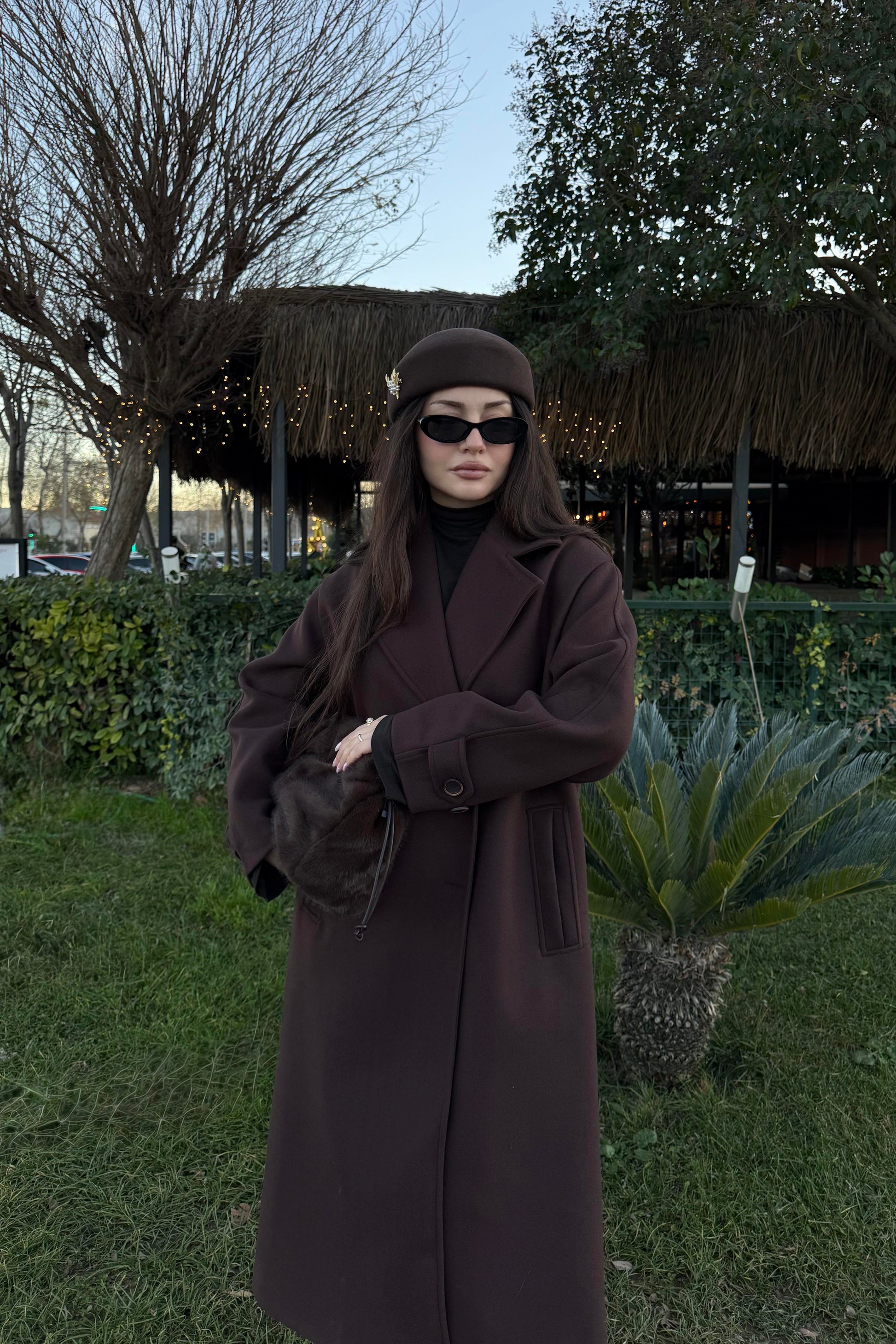 Verona Kruvaze Koyu Kahve Kaban