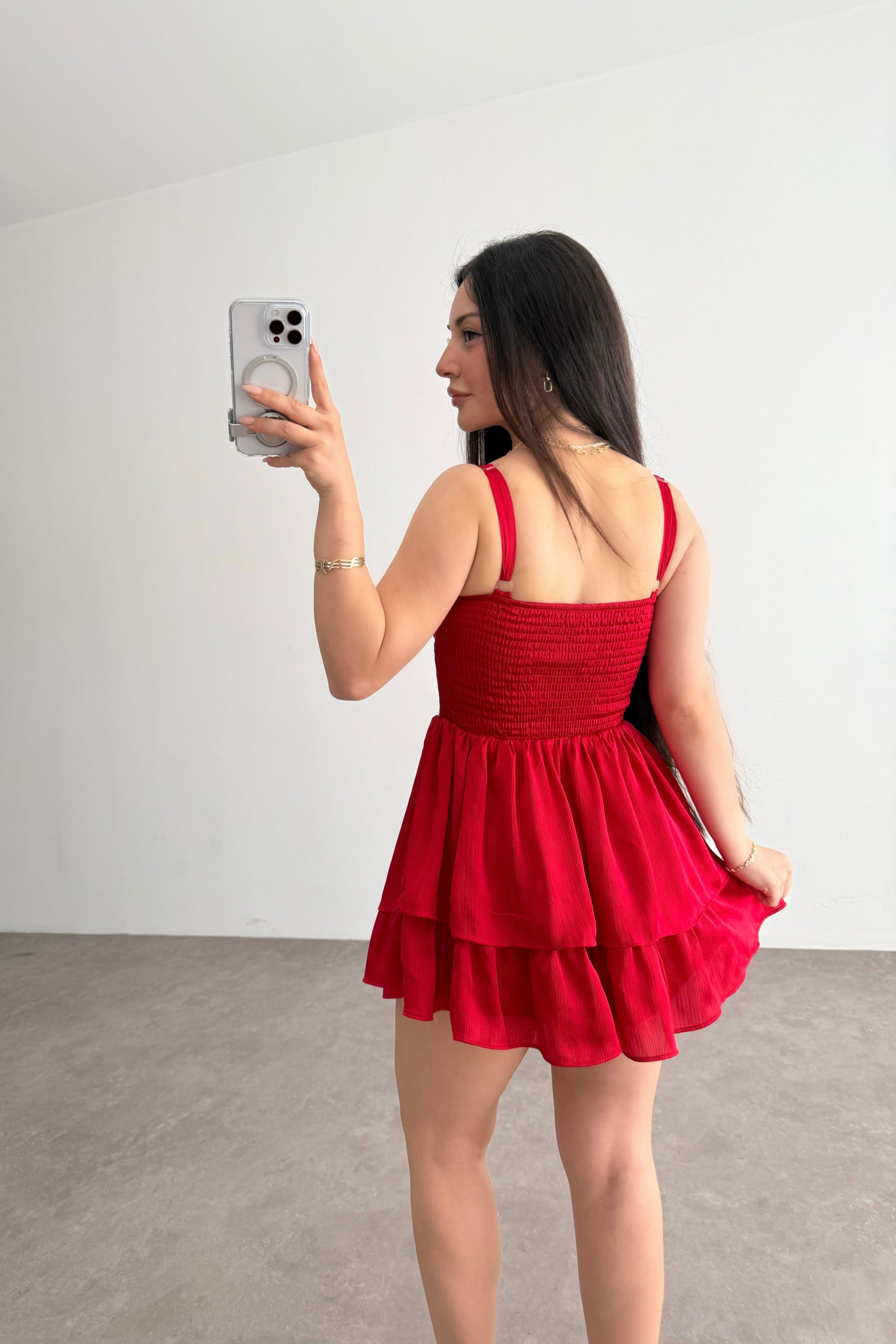 Winx Premium Kırmızı Elbise