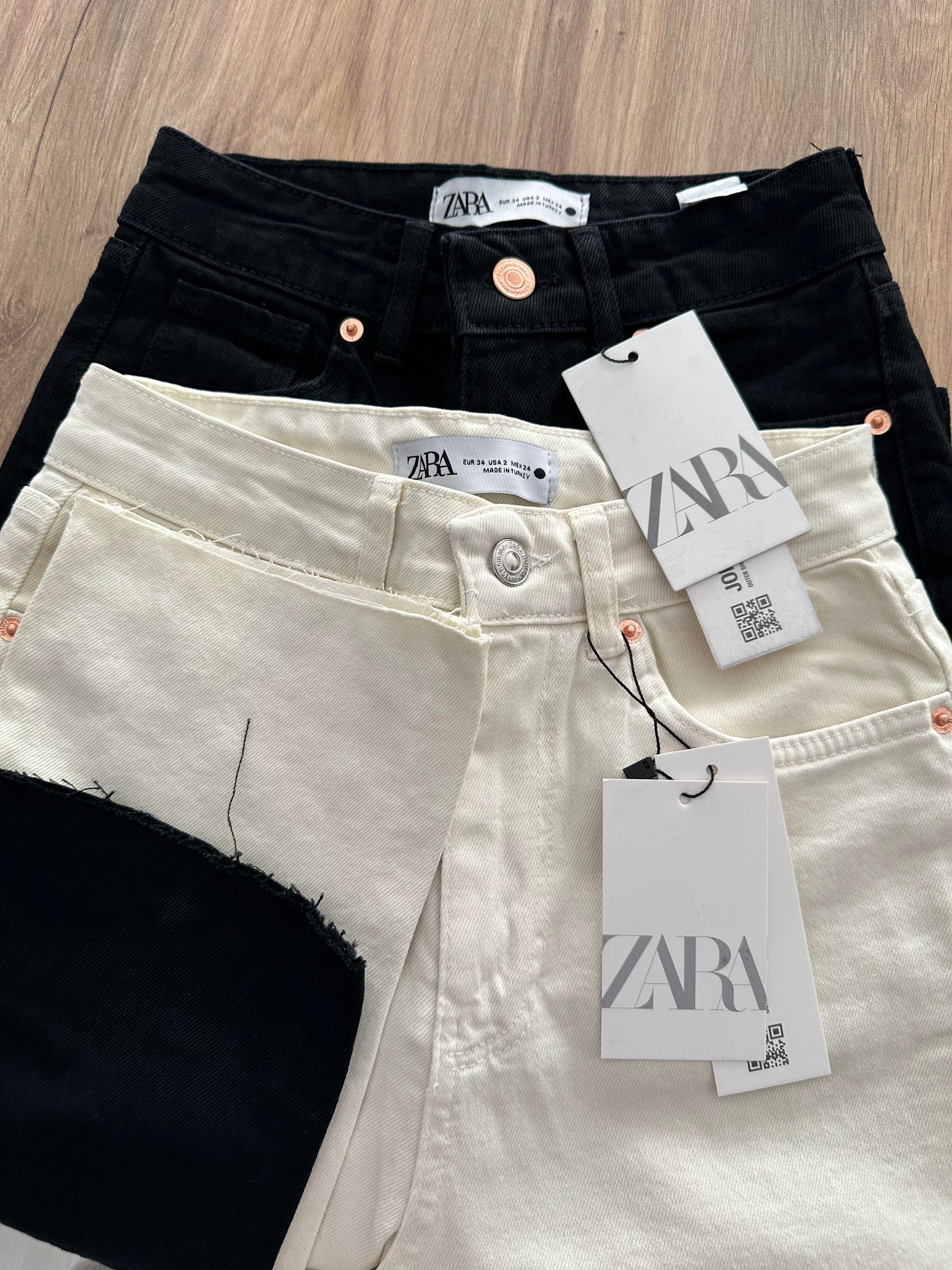 ZR Boyfit Tam Siyah Jean