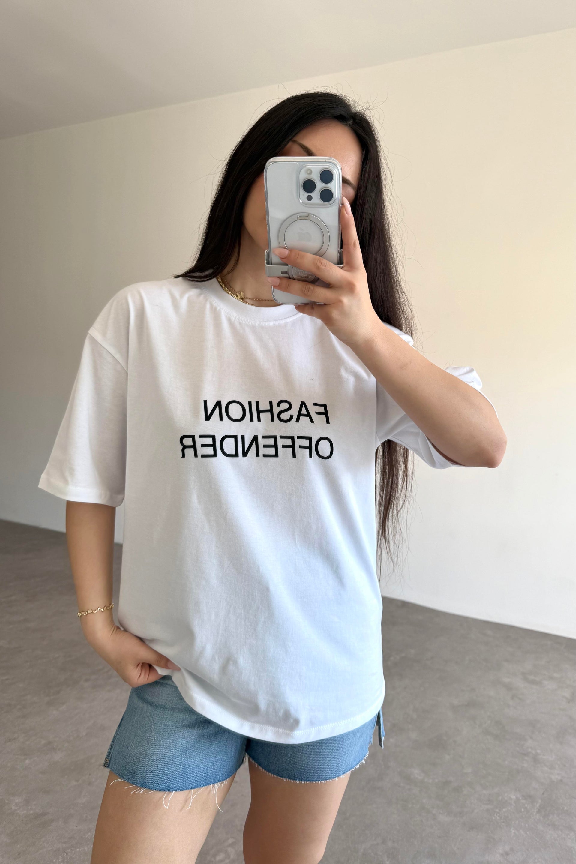 ZR Fashion Offender Baskılı T-shirt