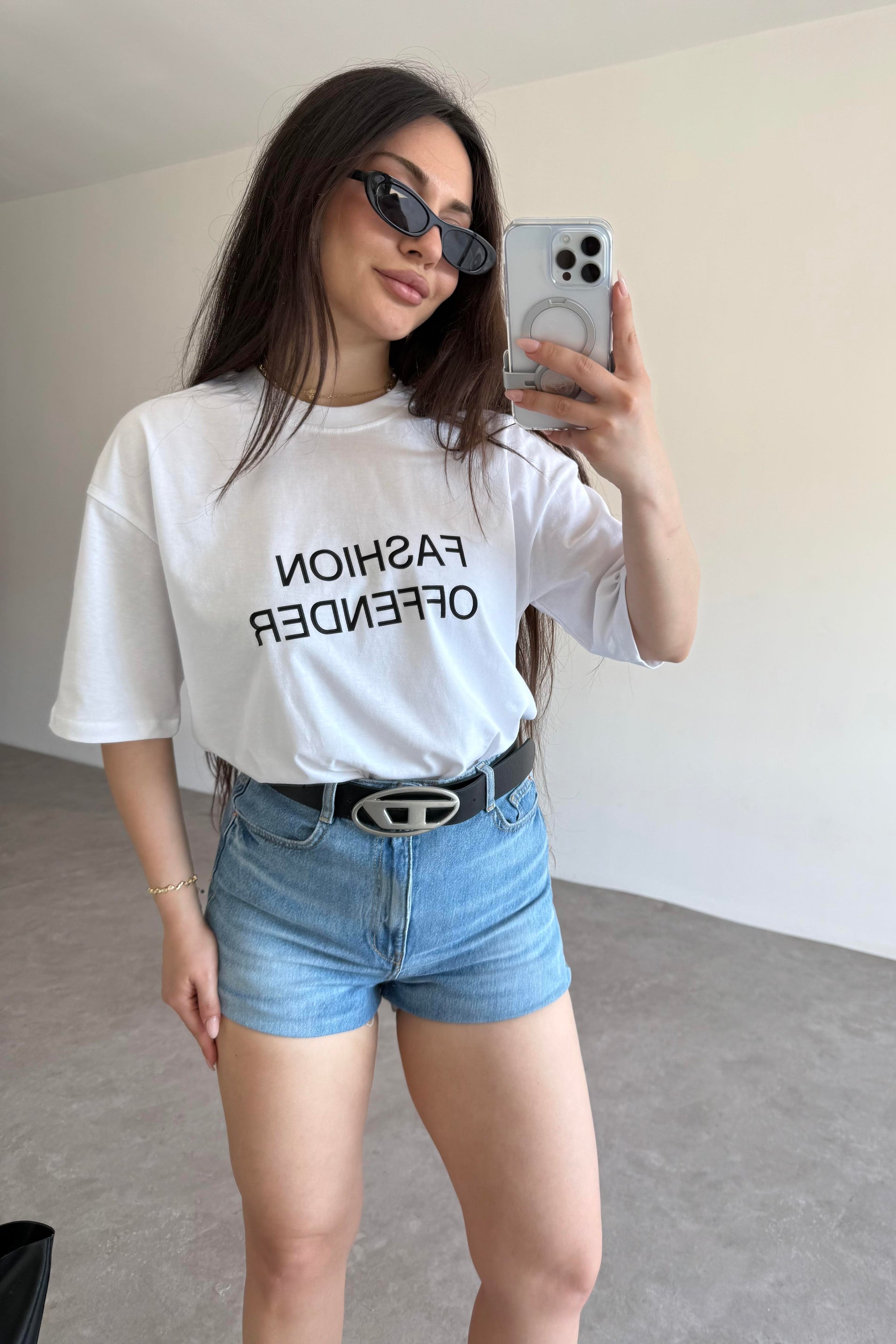 ZR Fashion Offender Baskılı T-shirt