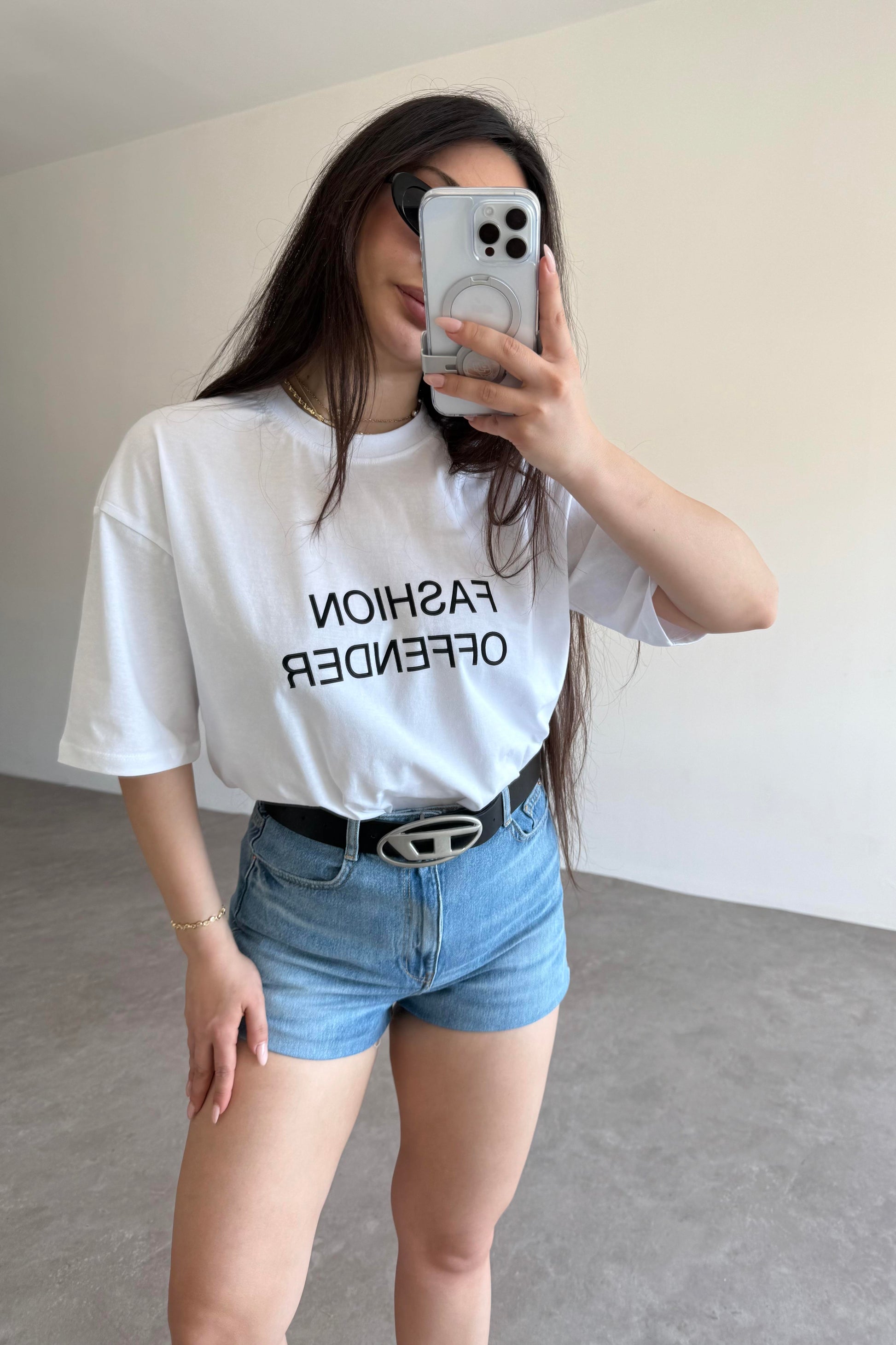 ZR Fashion Offender Baskılı T-shirt