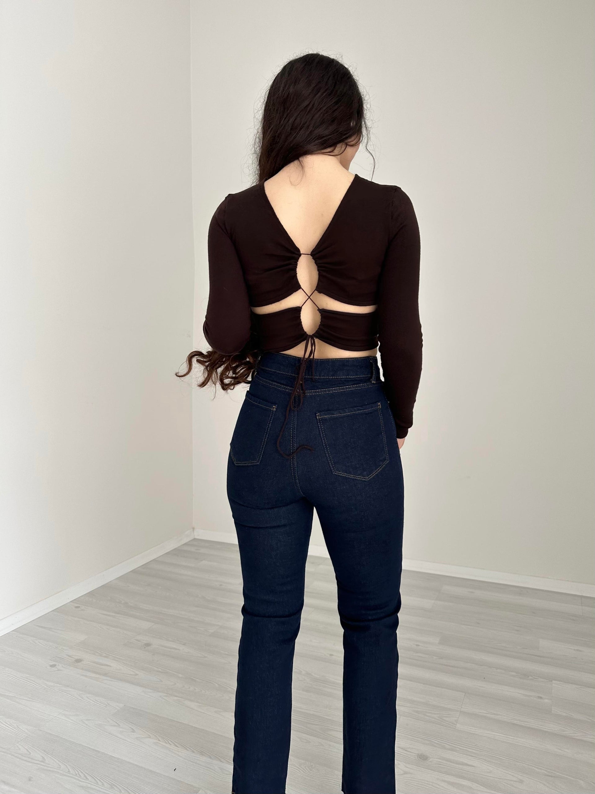 ZR Orijinal Koyu Lacivert Boyfit Jean