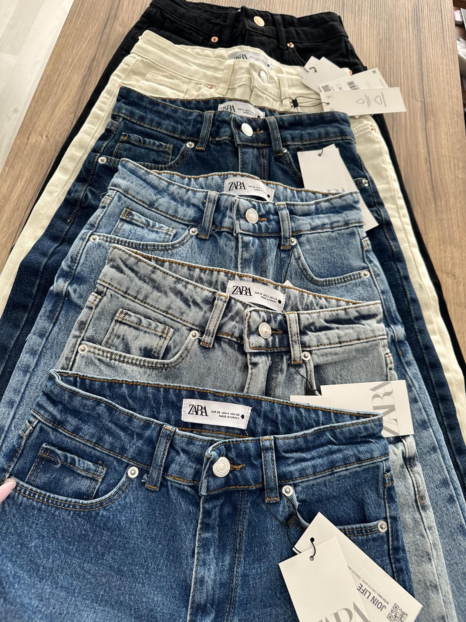ZR Orijinal Koyu Lacivert Boyfit Jean