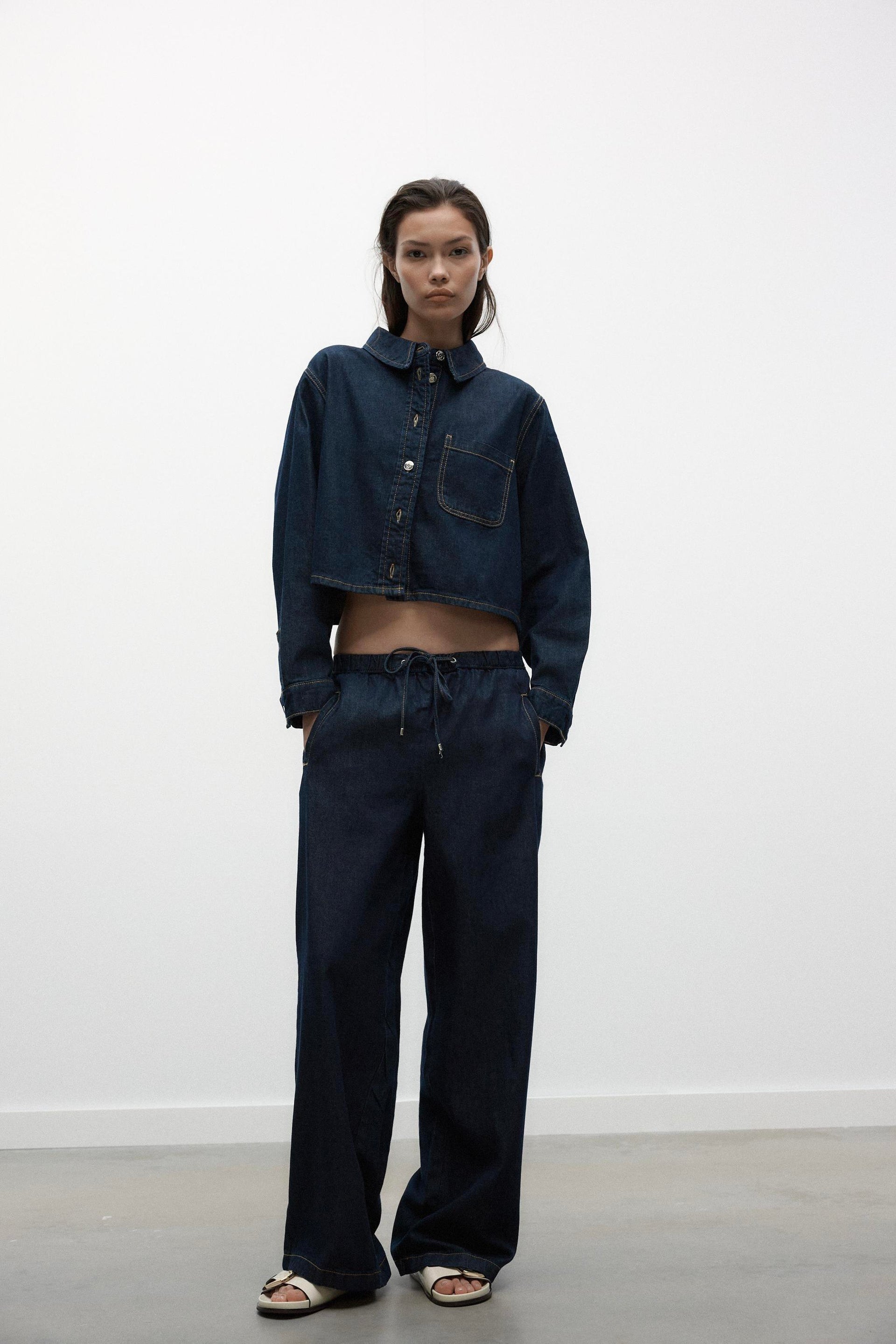 Zr Orijinal Lacivert Denim Takım