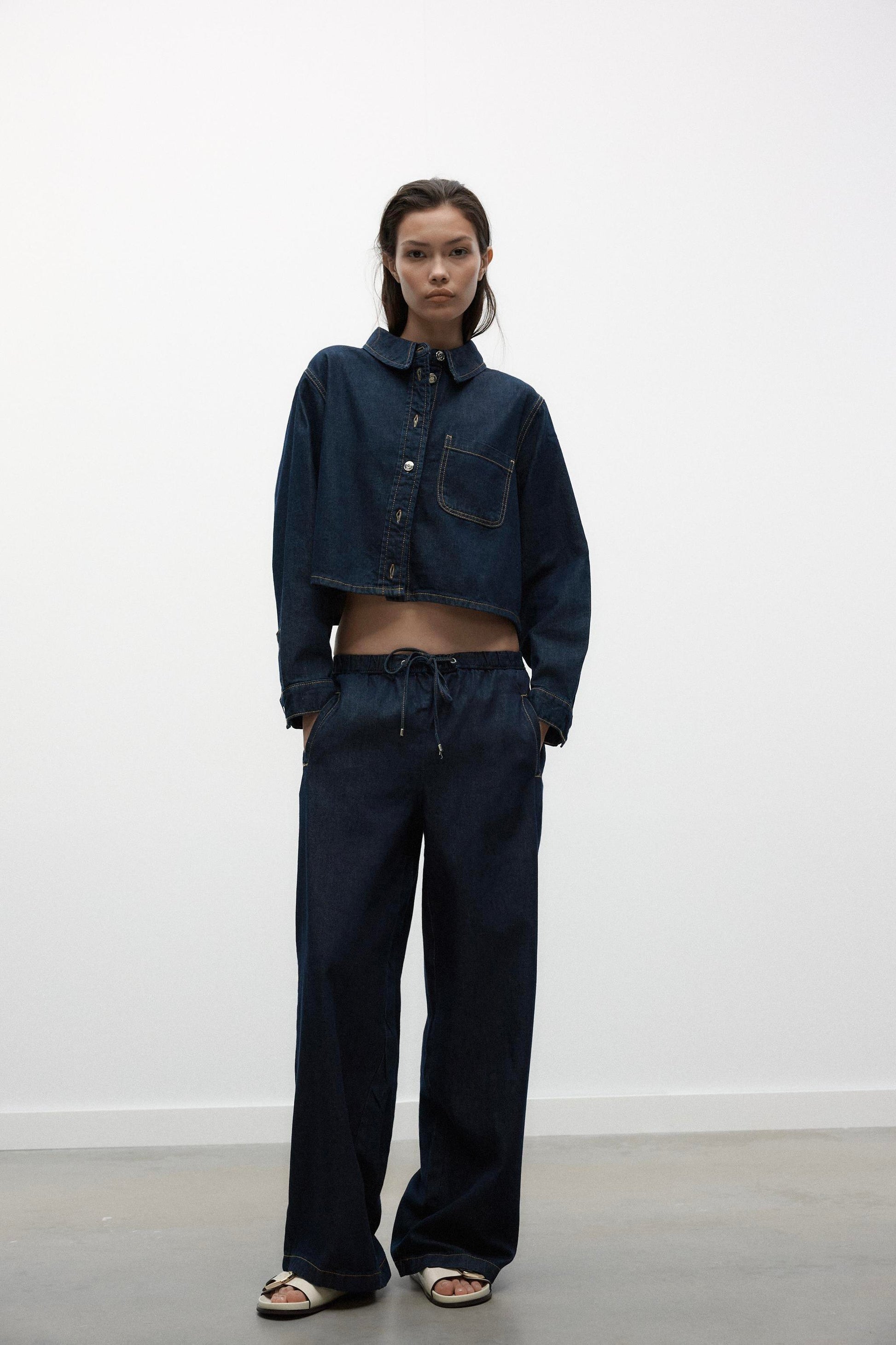 Zr Orijinal Lacivert Denim Takım