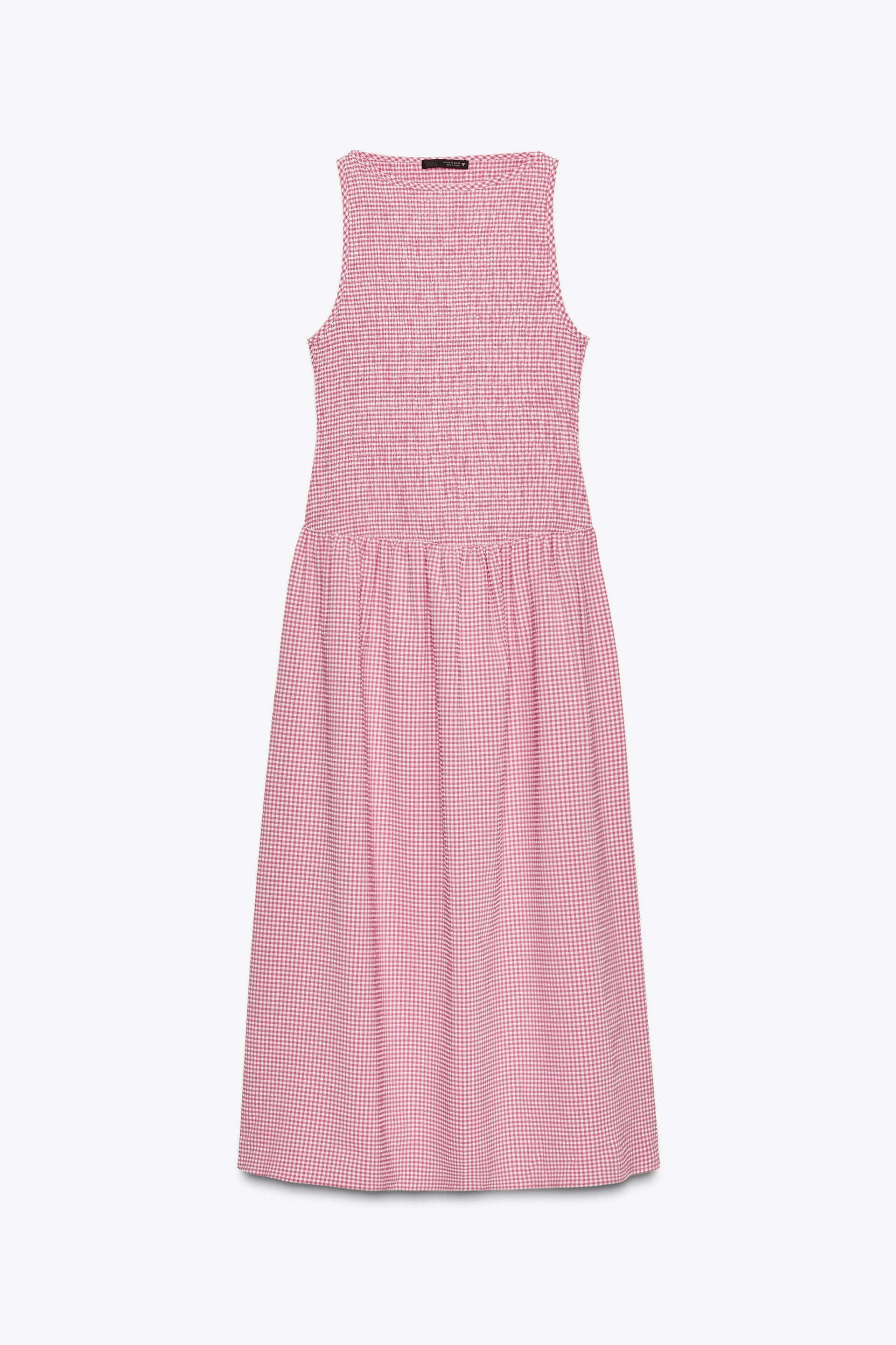ZR Orj. Pötikare Pembe Midi Elbise