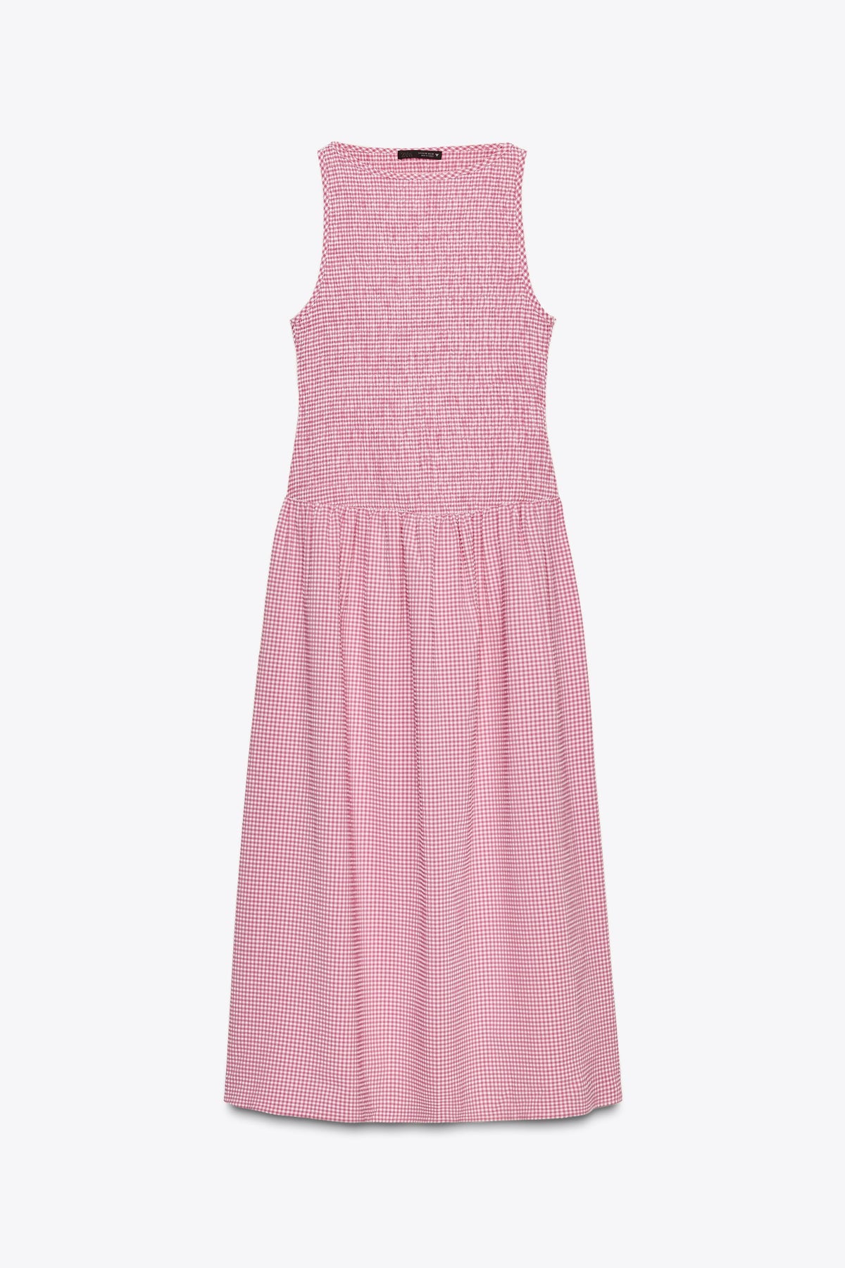 ZR Orj. Pötikare Pembe Midi Elbise