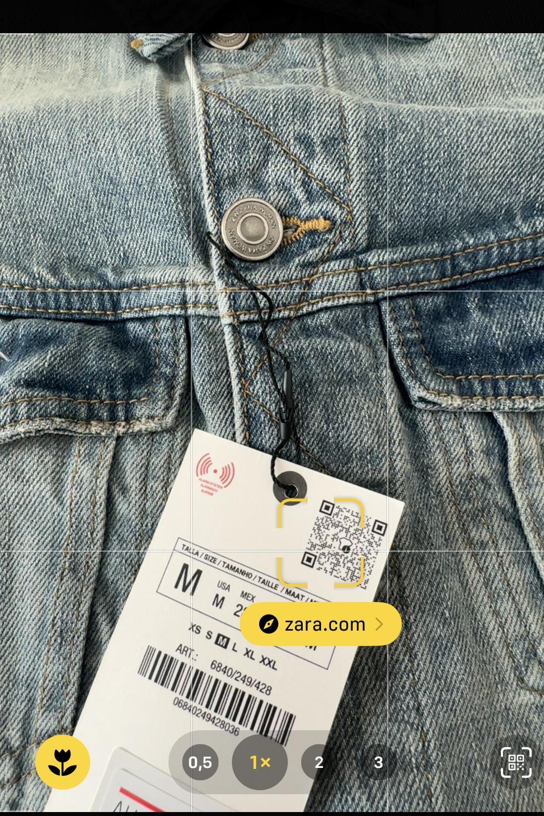 Zr Regular Kesim Vintage Denim Ceket
