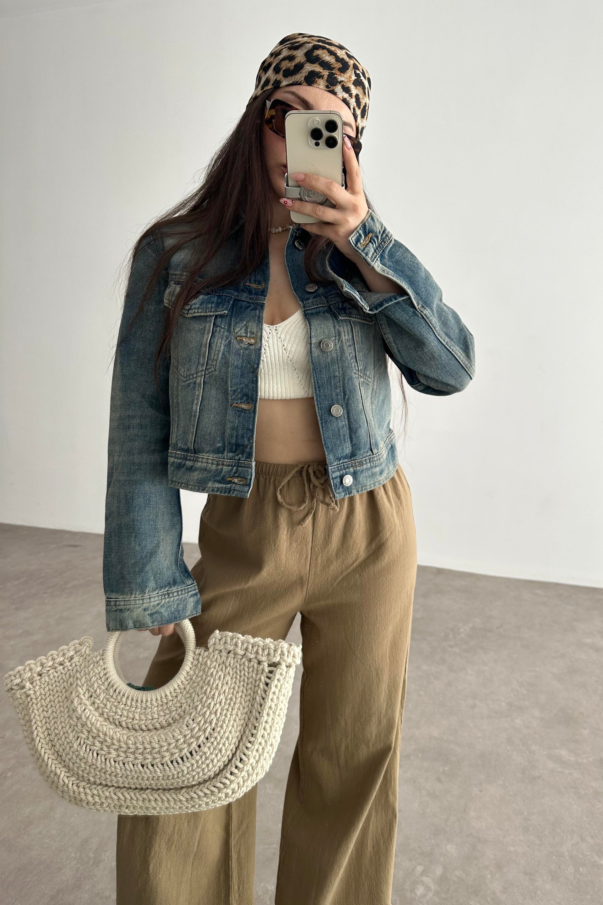 Zr Regular Kesim Vintage Denim Ceket