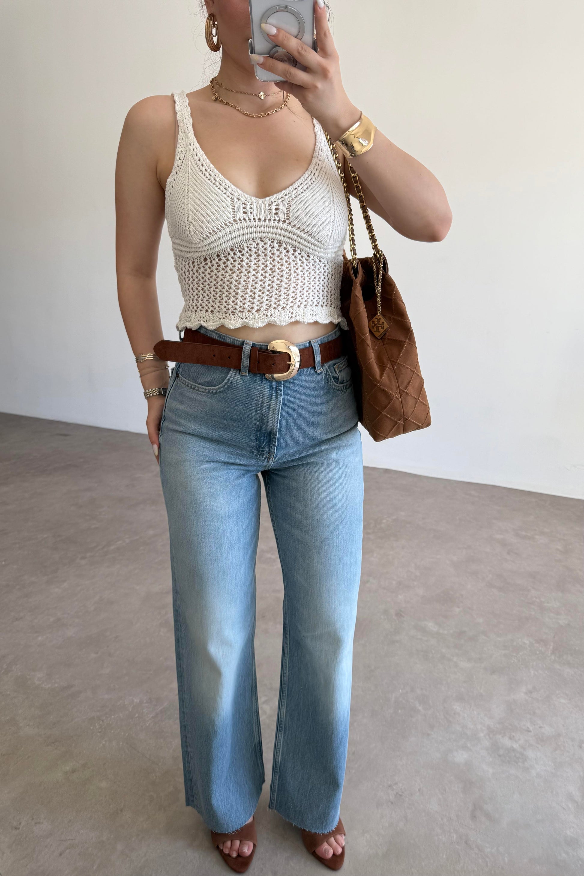 ZR Yüksek Bel Straight Fit Kesim Jean