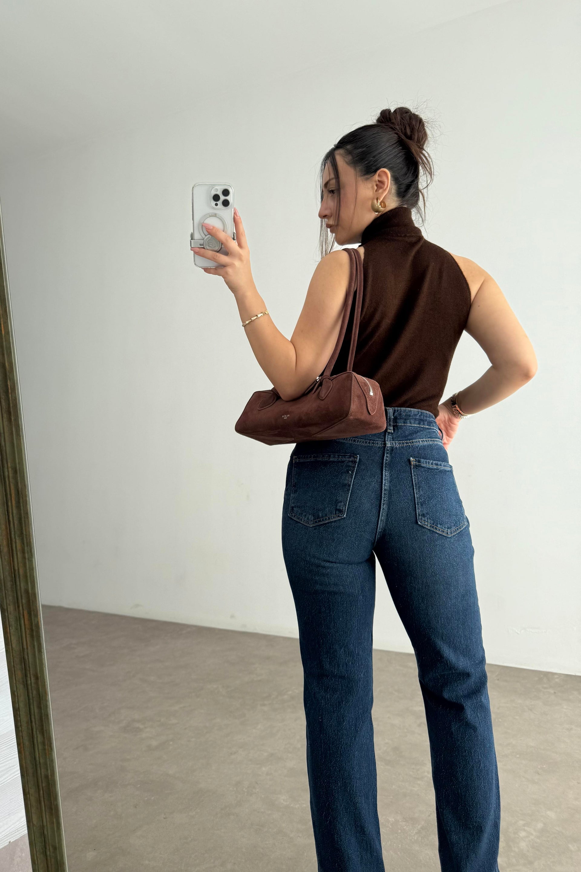 Zr Yüksek Belli Slimfit Mid Blue Jean