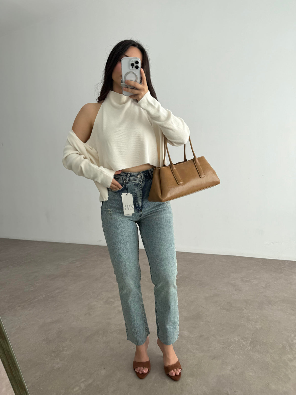 Zra Boyfit Retro Blue Jean