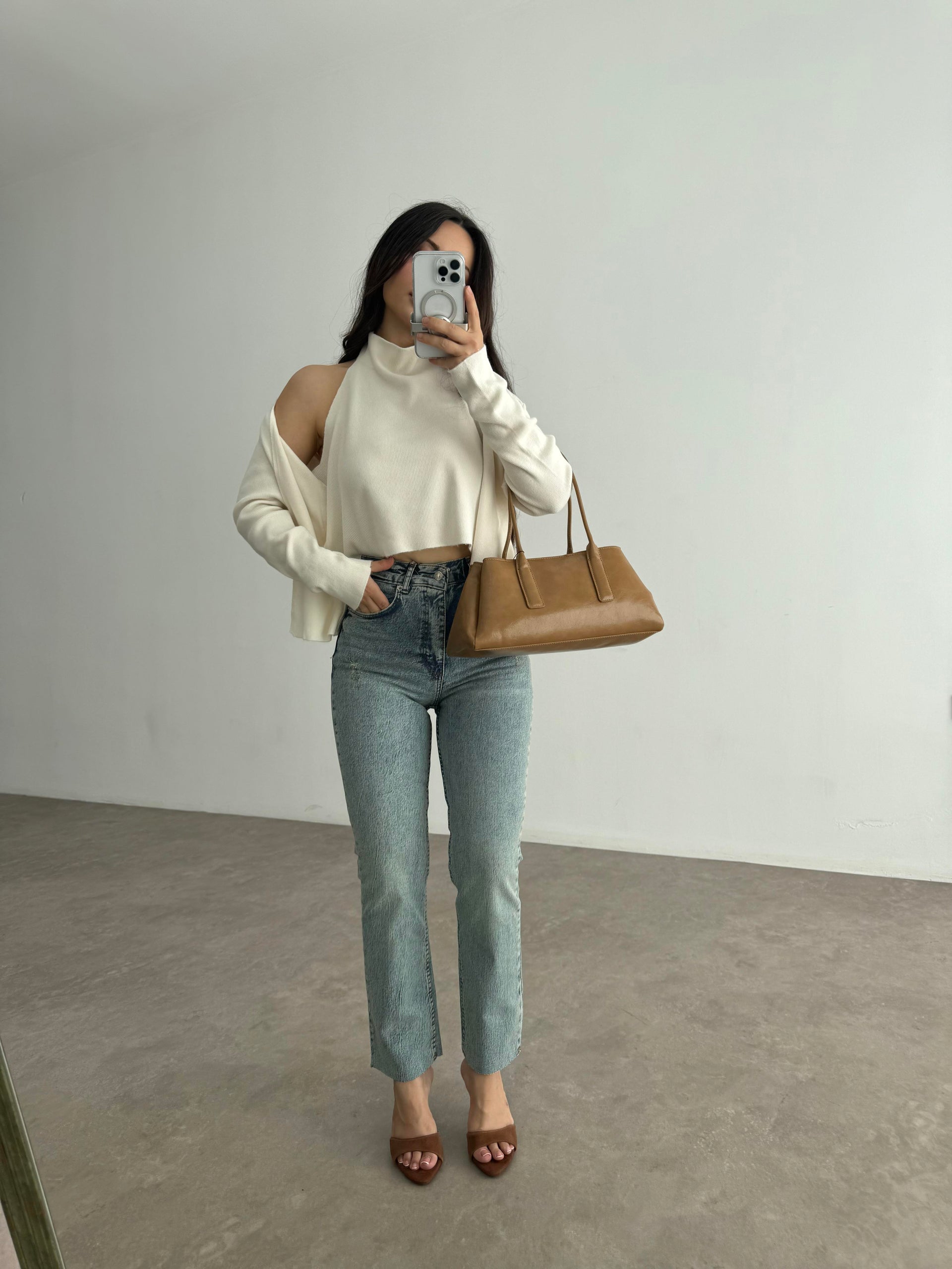 Zra Boyfit Retro Blue Jean