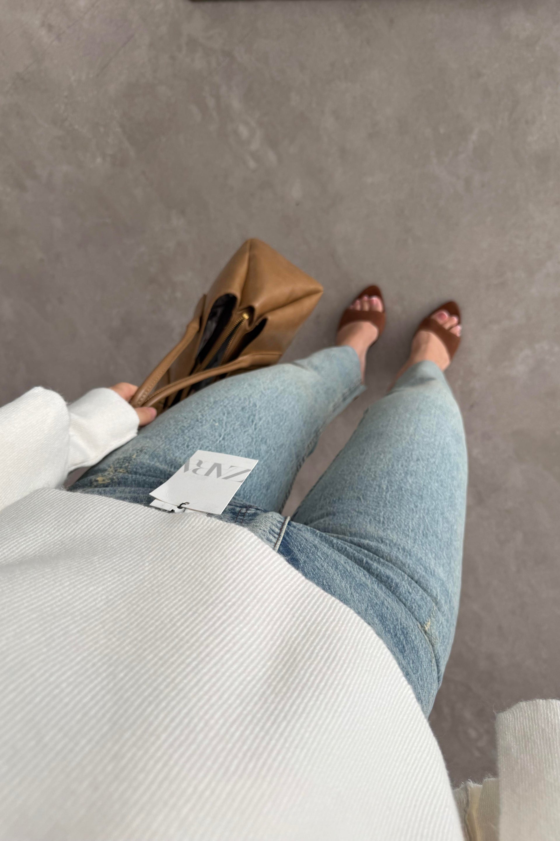 Zra Boyfit Retro Blue Jean