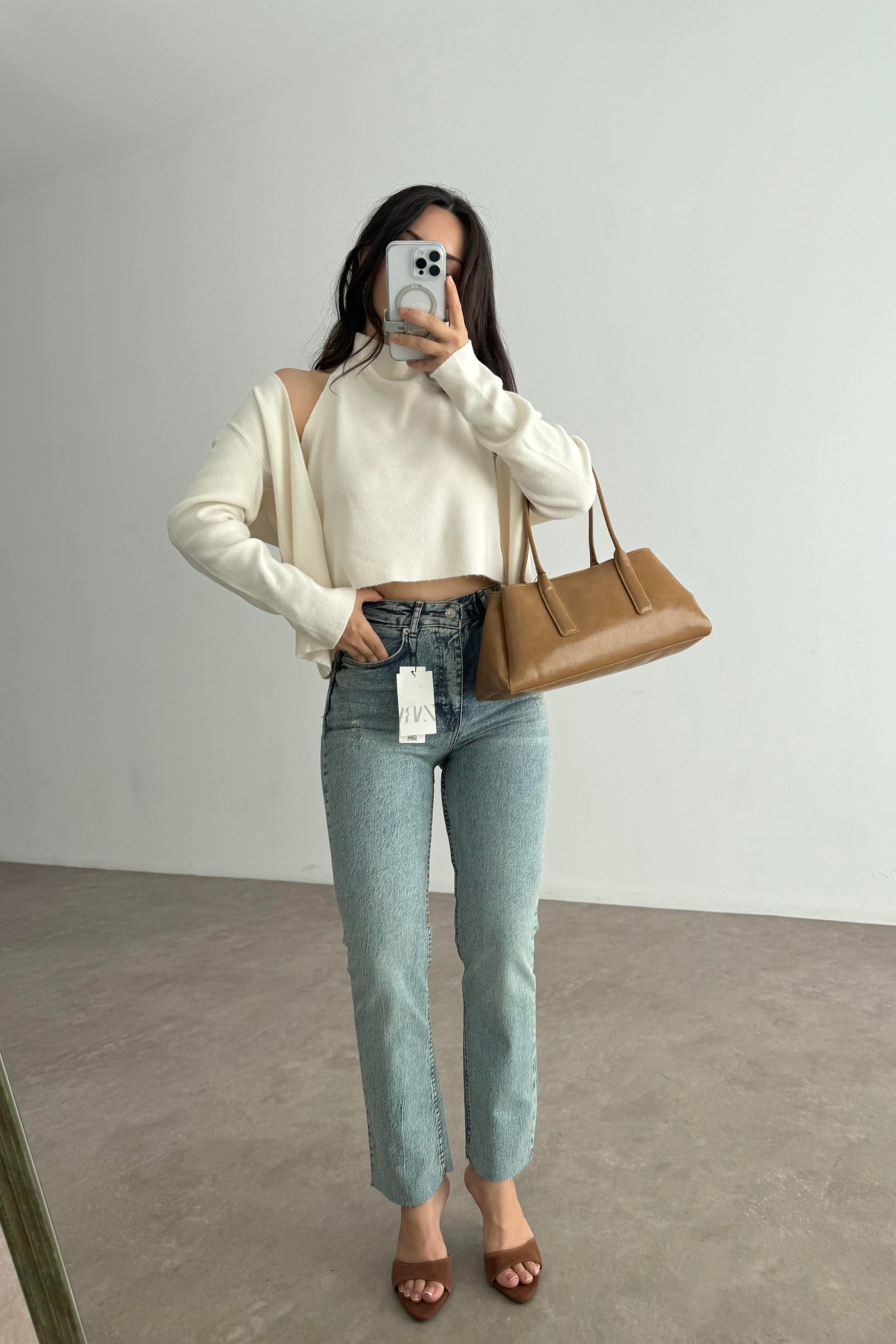 Zra Boyfit Retro Blue Jean