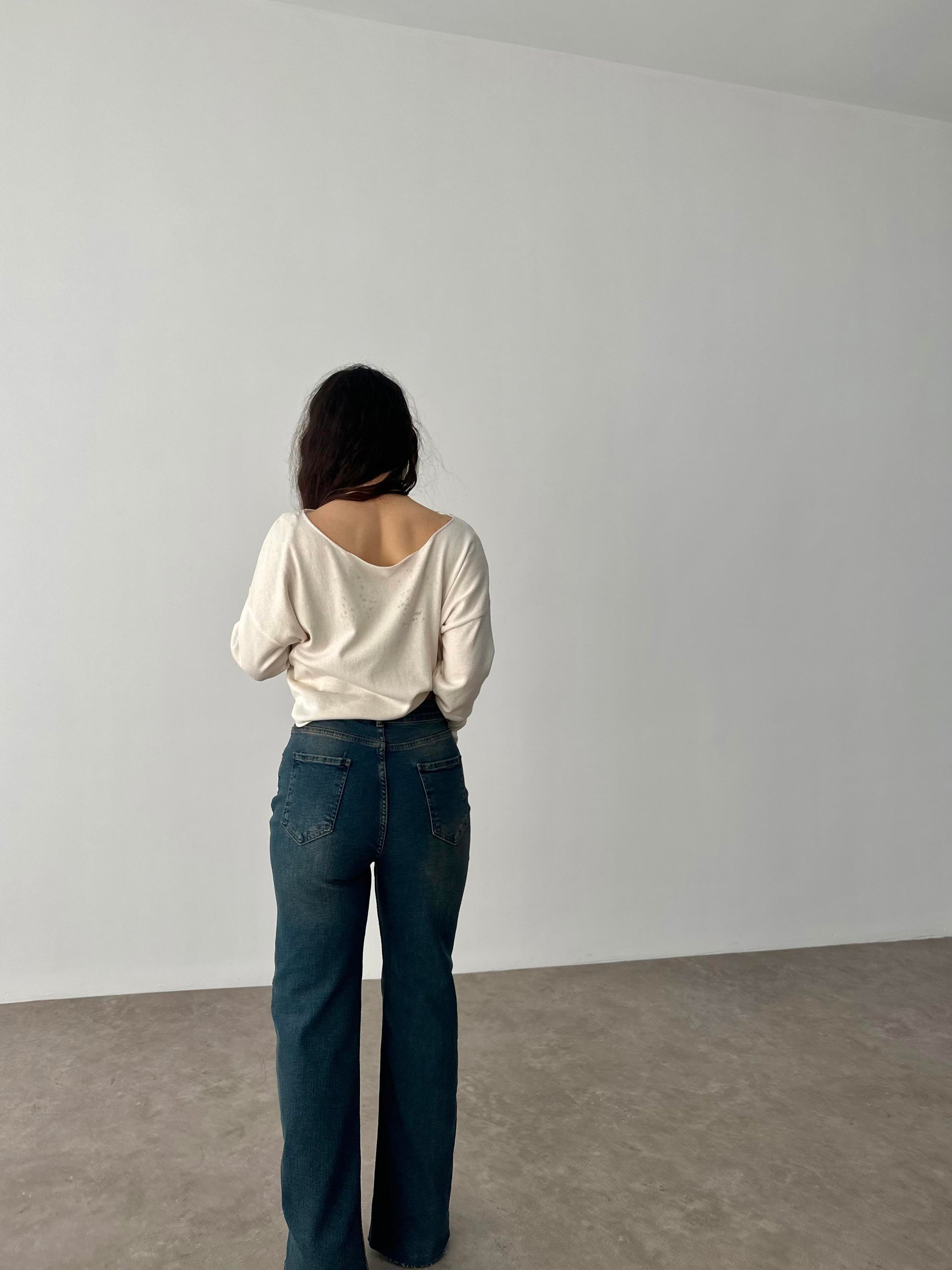 ZRA Likralı Straigtleg Jean Rusty Blue