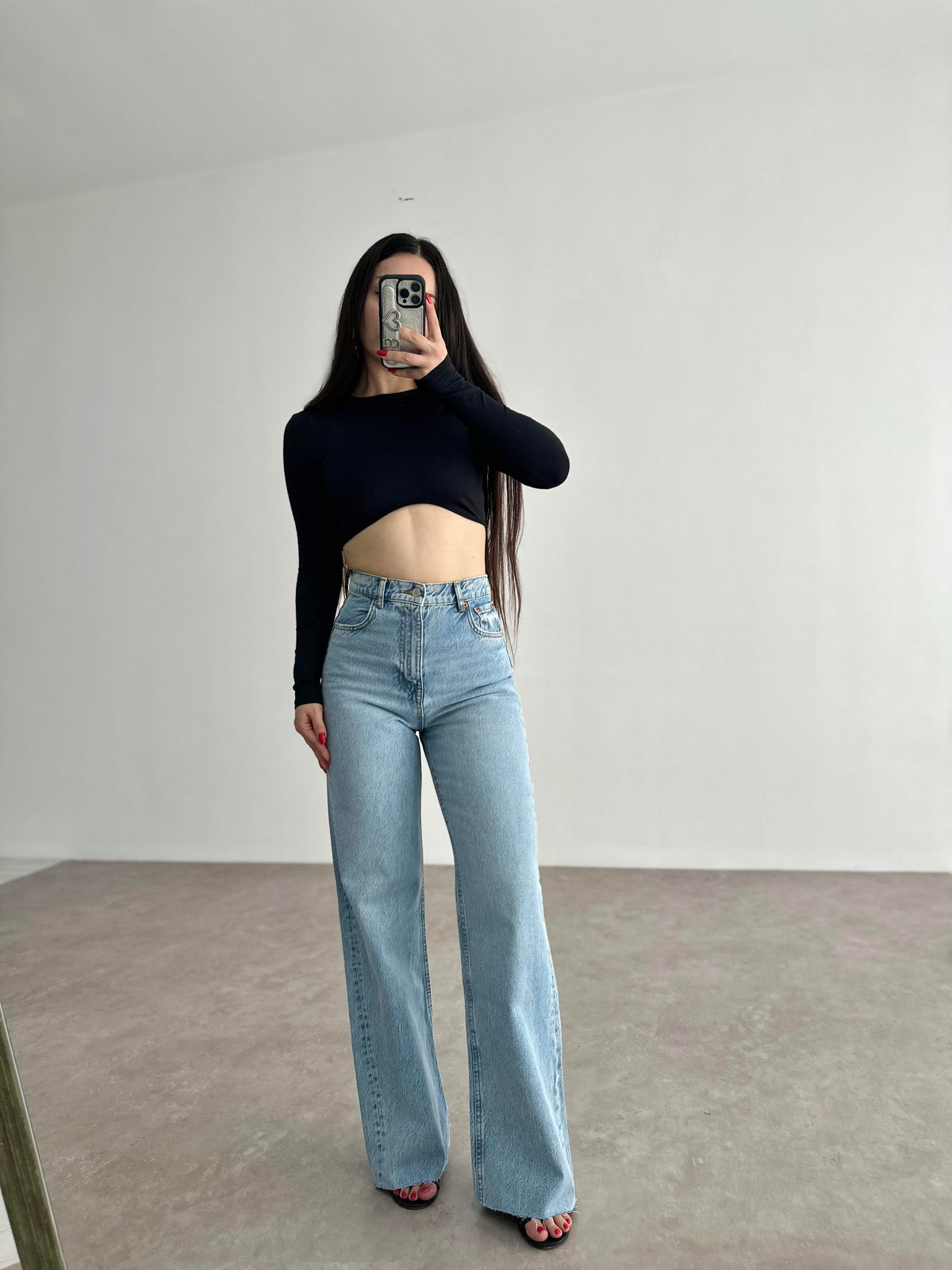 Zra Orijinal Sky Blue Straightleg Jean