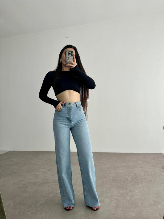 Zra Orijinal Sky Blue Straightleg Jean