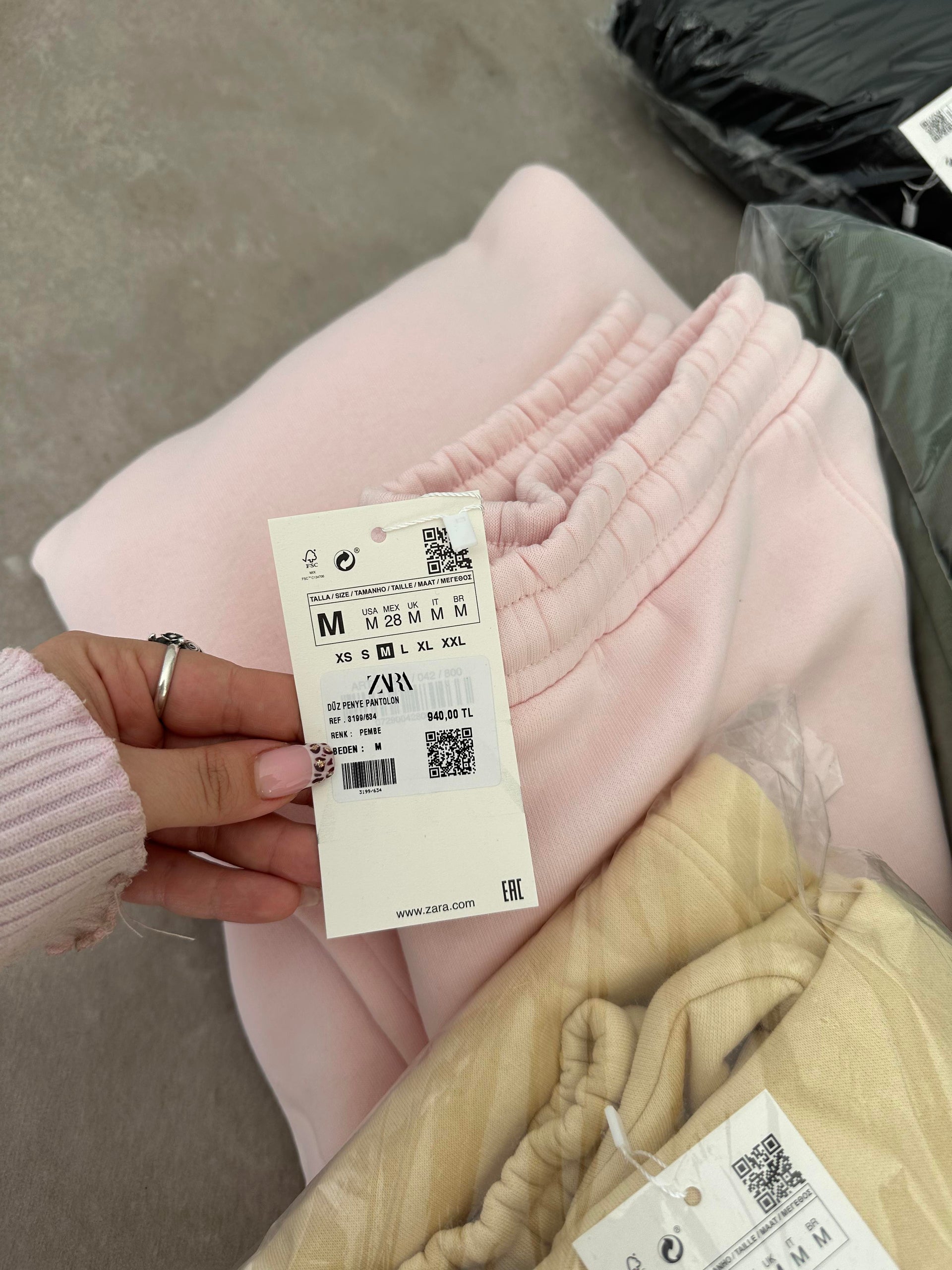 ZRA Orj. Pembe Basic Eşofman Takımı