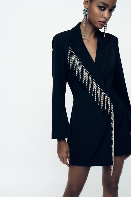 ZRA Orj. Taşlı Blazer Tulum