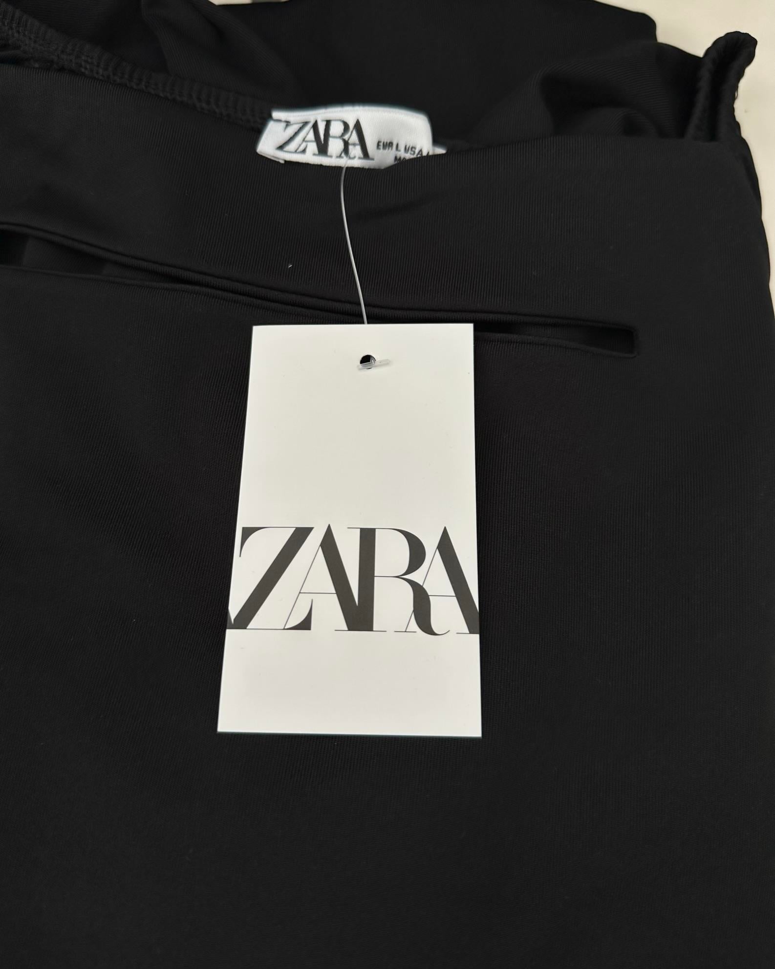 ZRA Pencere Detaylı Uzun Elbise