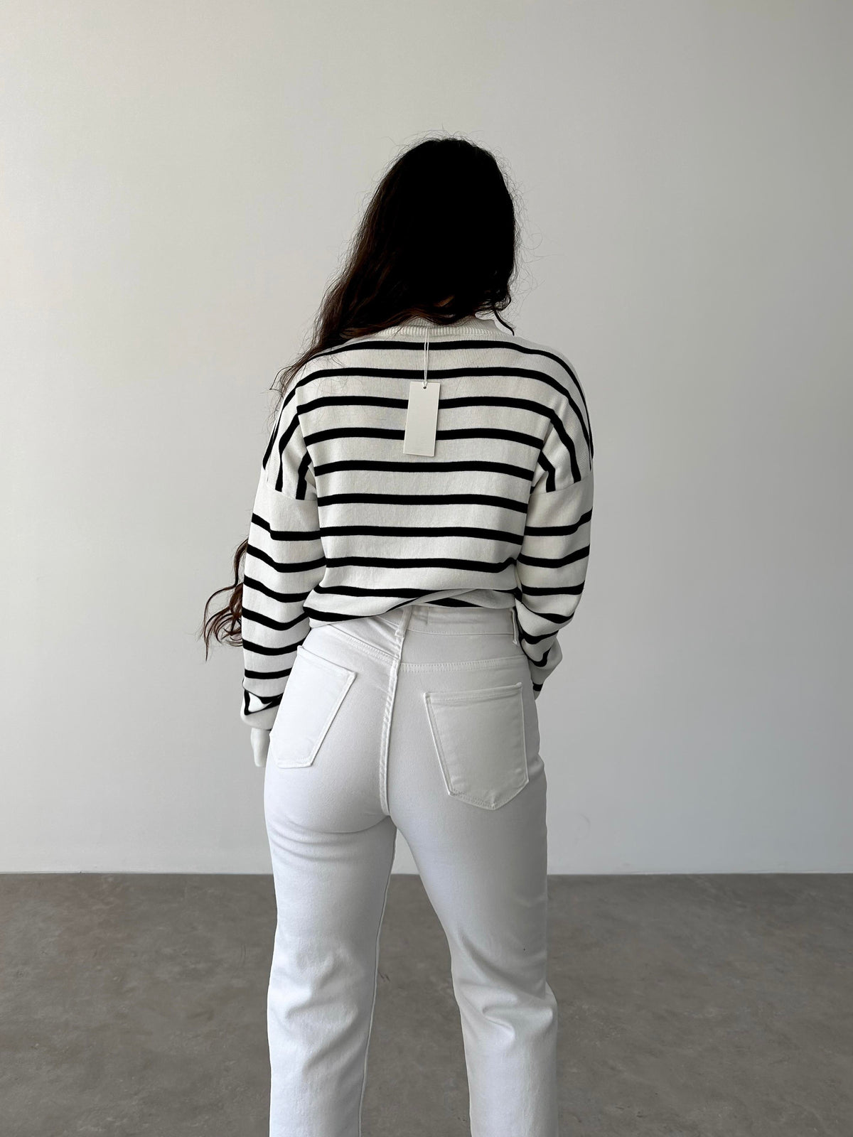 ZRA Premium Straightleg Jean Beyaz