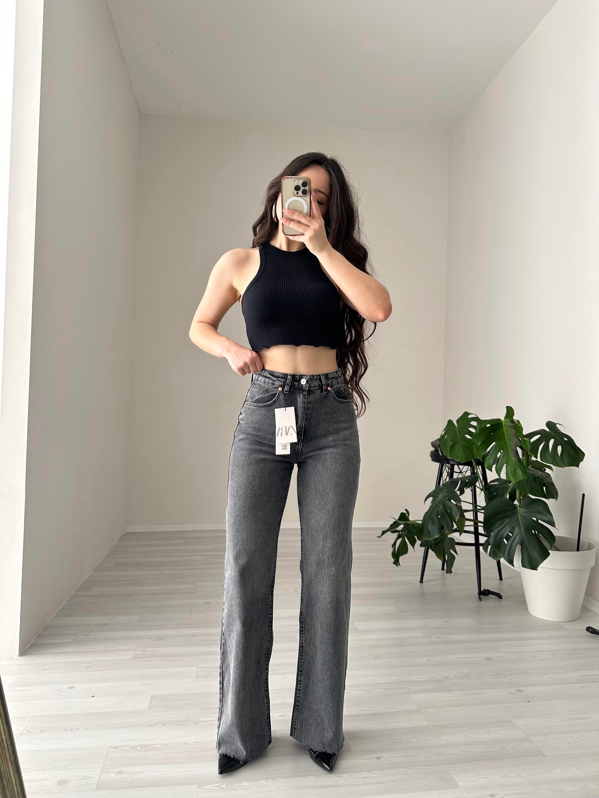 ZRA Premium Straightleg Jean Füme