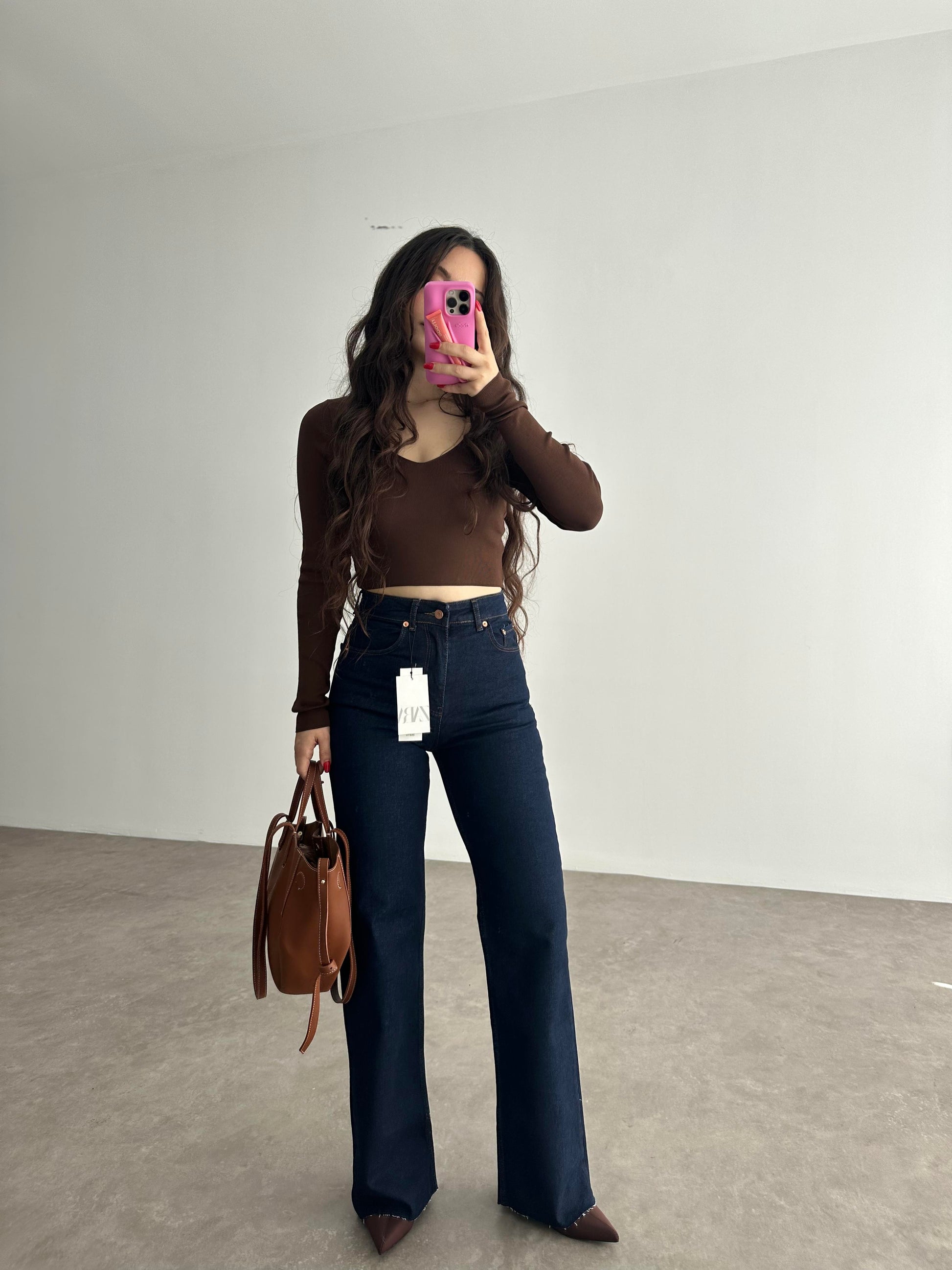 ZRA Premium Straightleg Jean Koyu Lacivert