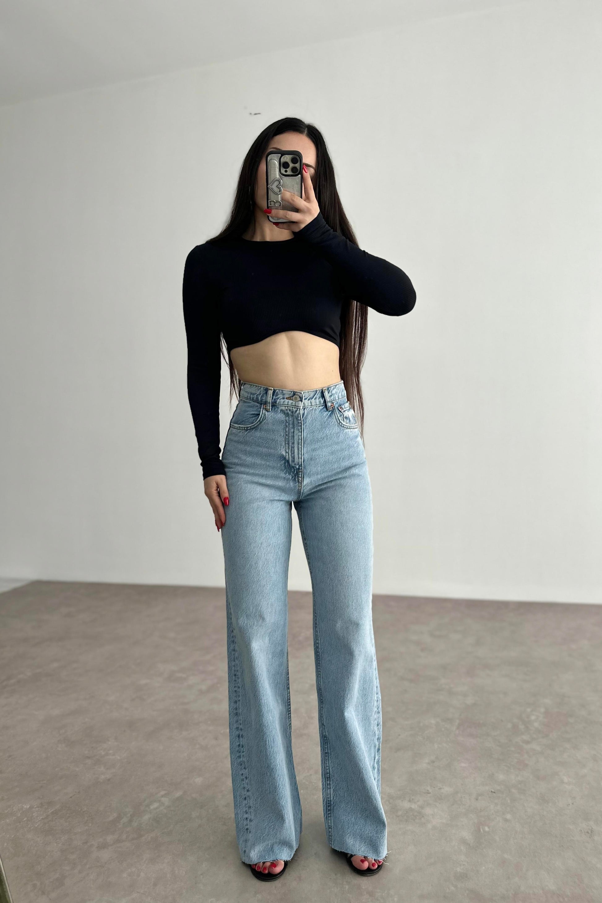 ZRA Premium Straightleg Jean Light Blue