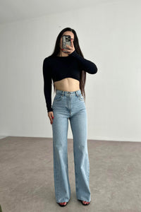 ZRA Premium Straightleg Jean Light Blue