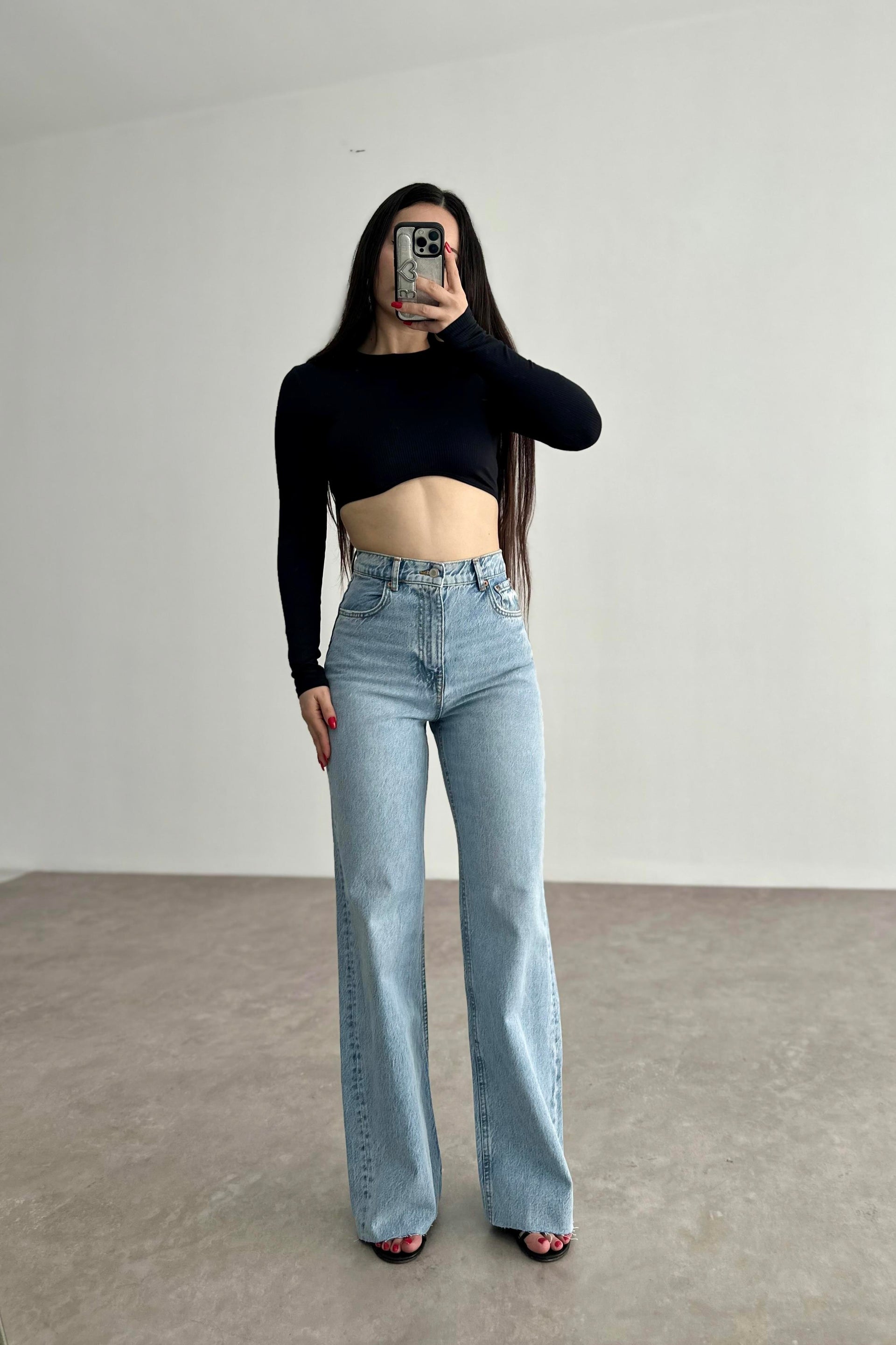 ZRA Premium Straightleg Jean Light Blue