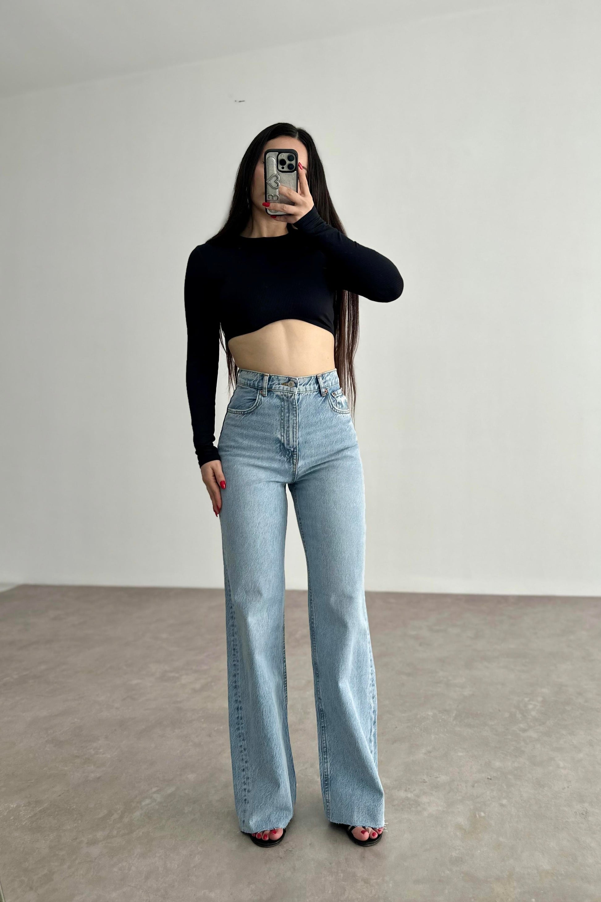 ZRA Premium Straightleg Jean Light Blue