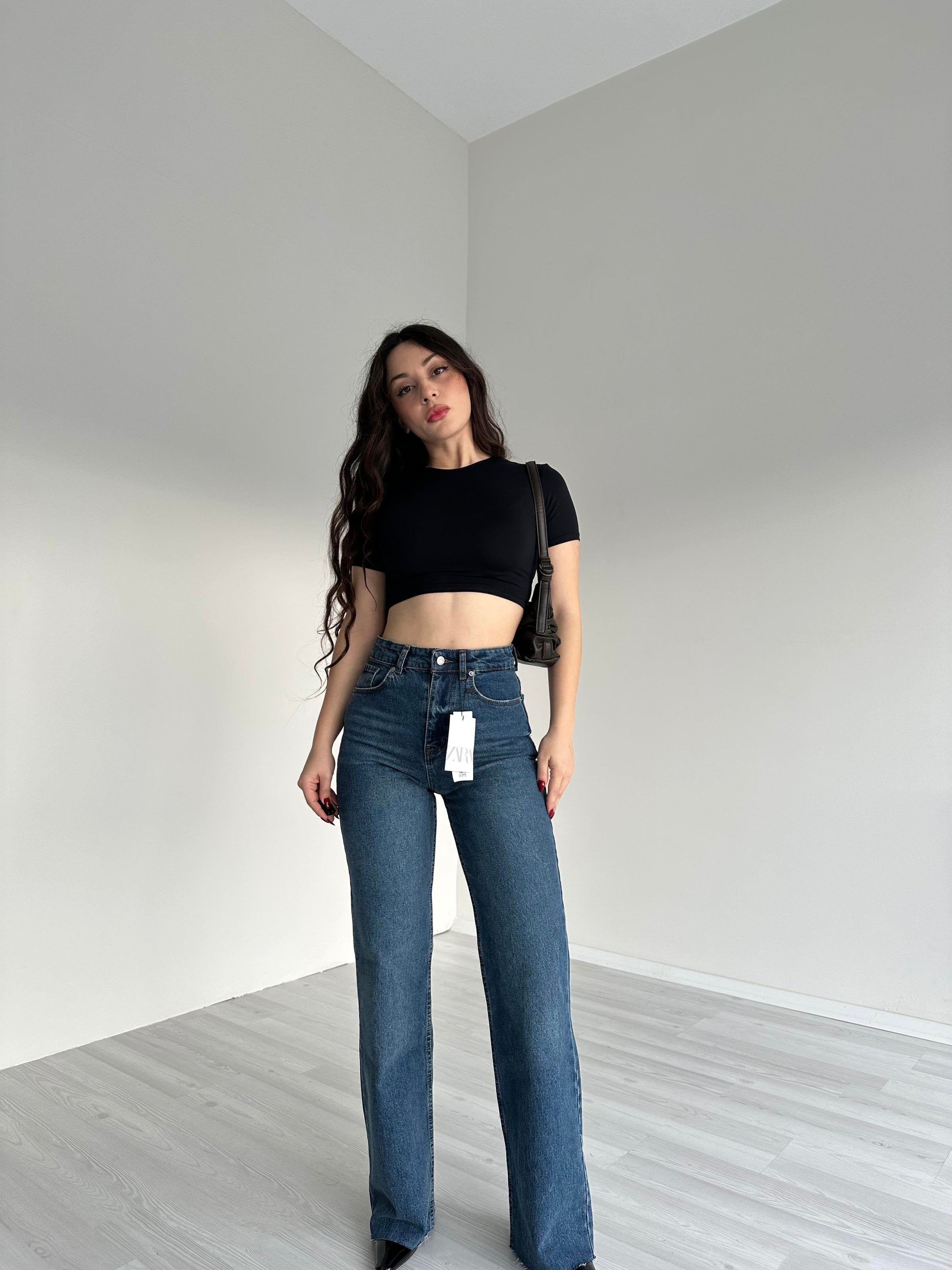 ZRA Premium Straightleg Jean Vintage Mavi