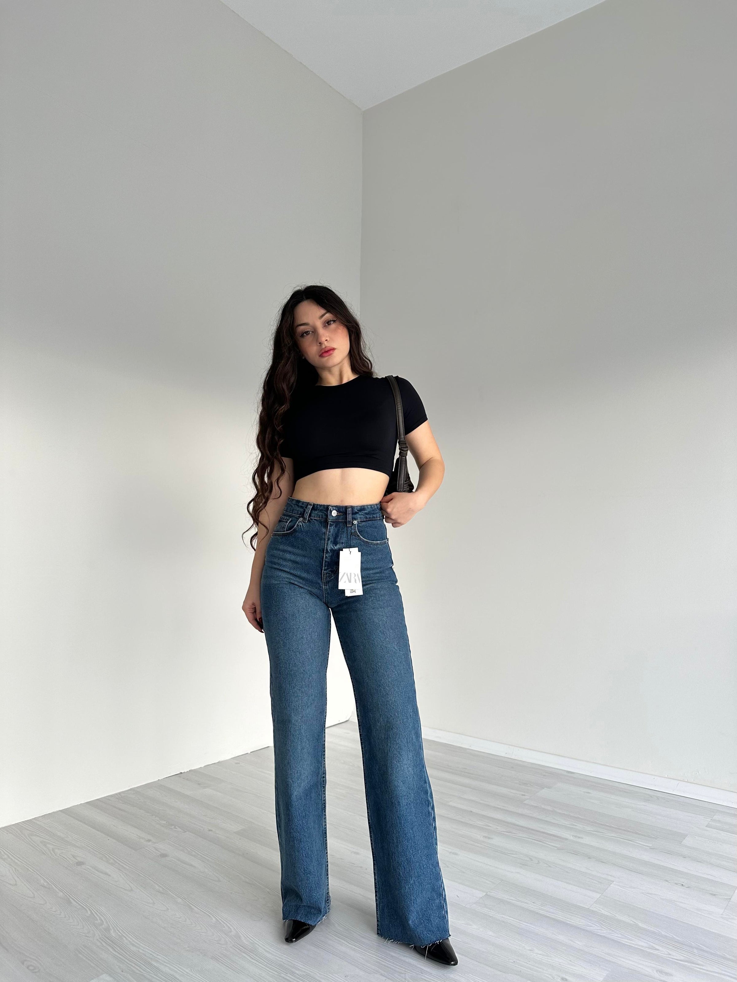 ZRA Premium Straightleg Jean Vintage Mavi