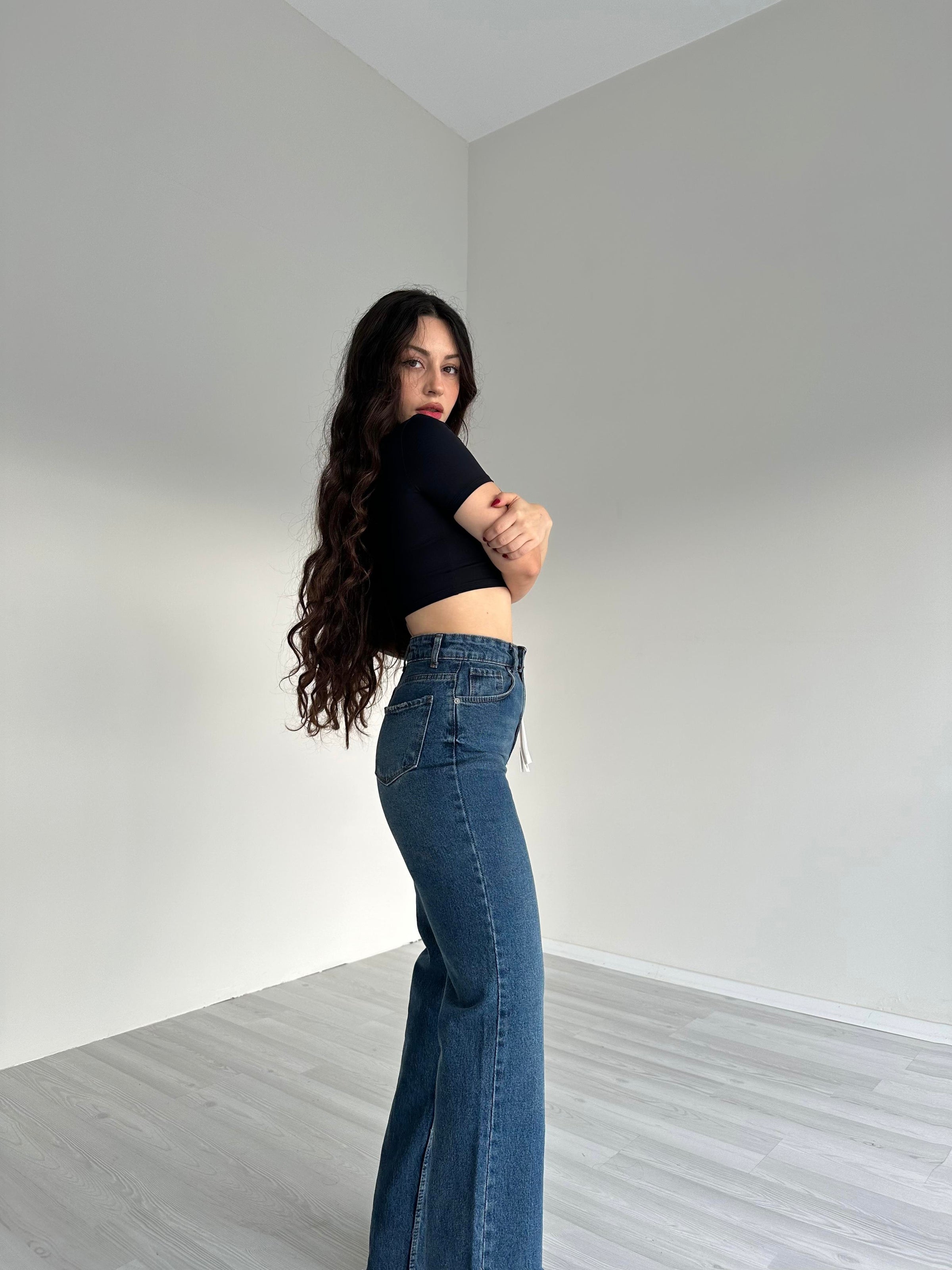 ZRA Premium Straightleg Jean Vintage Mavi