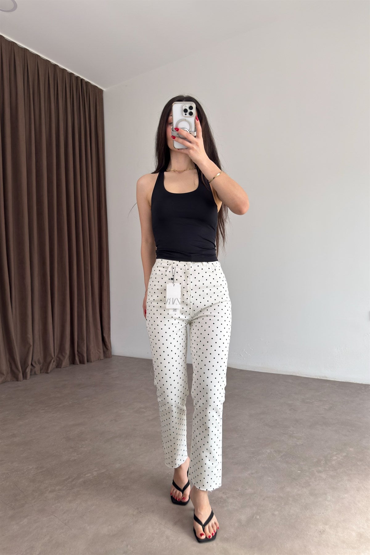 Zra Puantiyeli Boyfit Jean